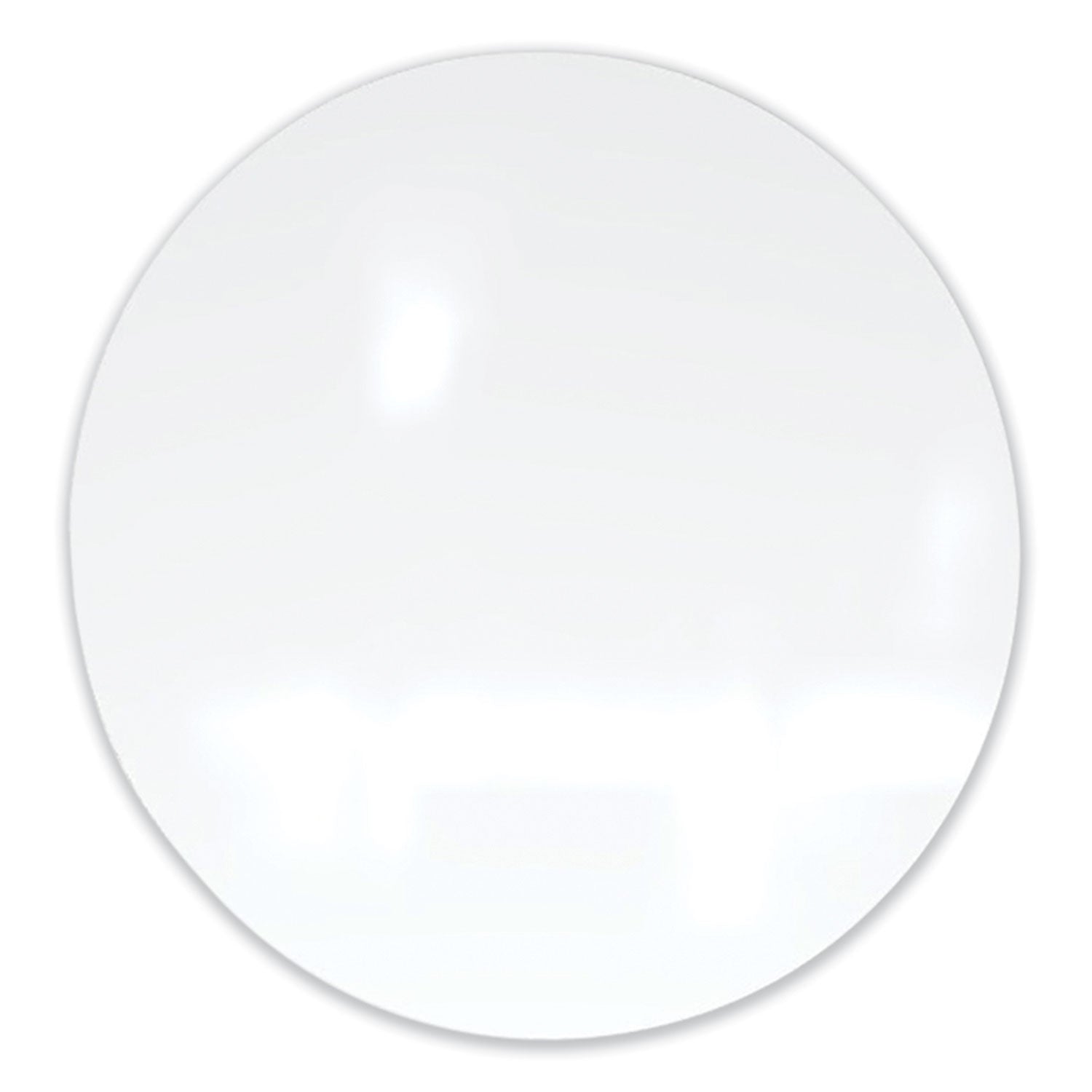 Ghent Coda Low Profile Circular Magnetic Glassboard, 36" x 36", White Surface
