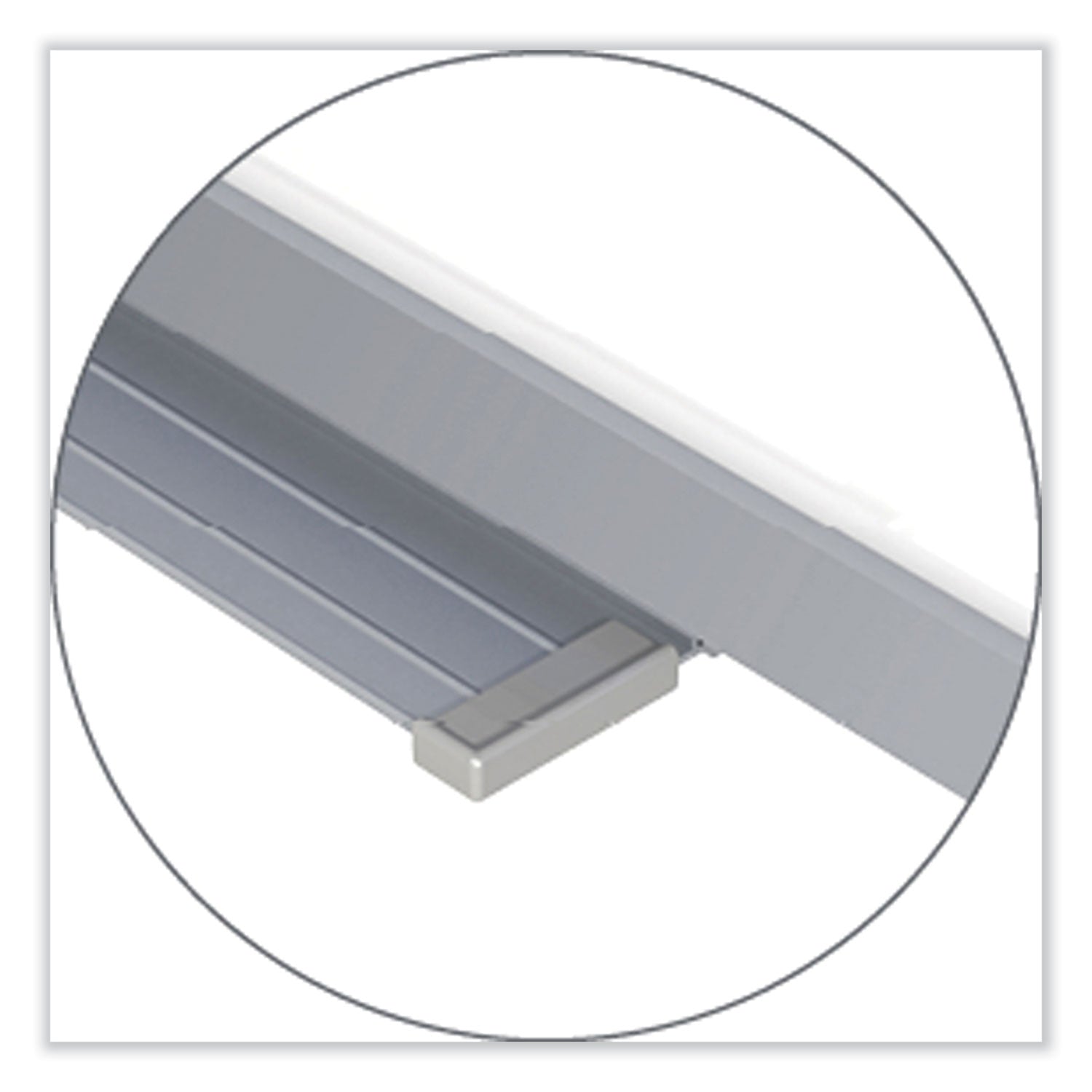 Ghent In/Out Magnetic Whiteboard, Personnel In/Out Tracking Chart, 96.5" x 48.5", White/Gray Surface, Satin Aluminum Frame