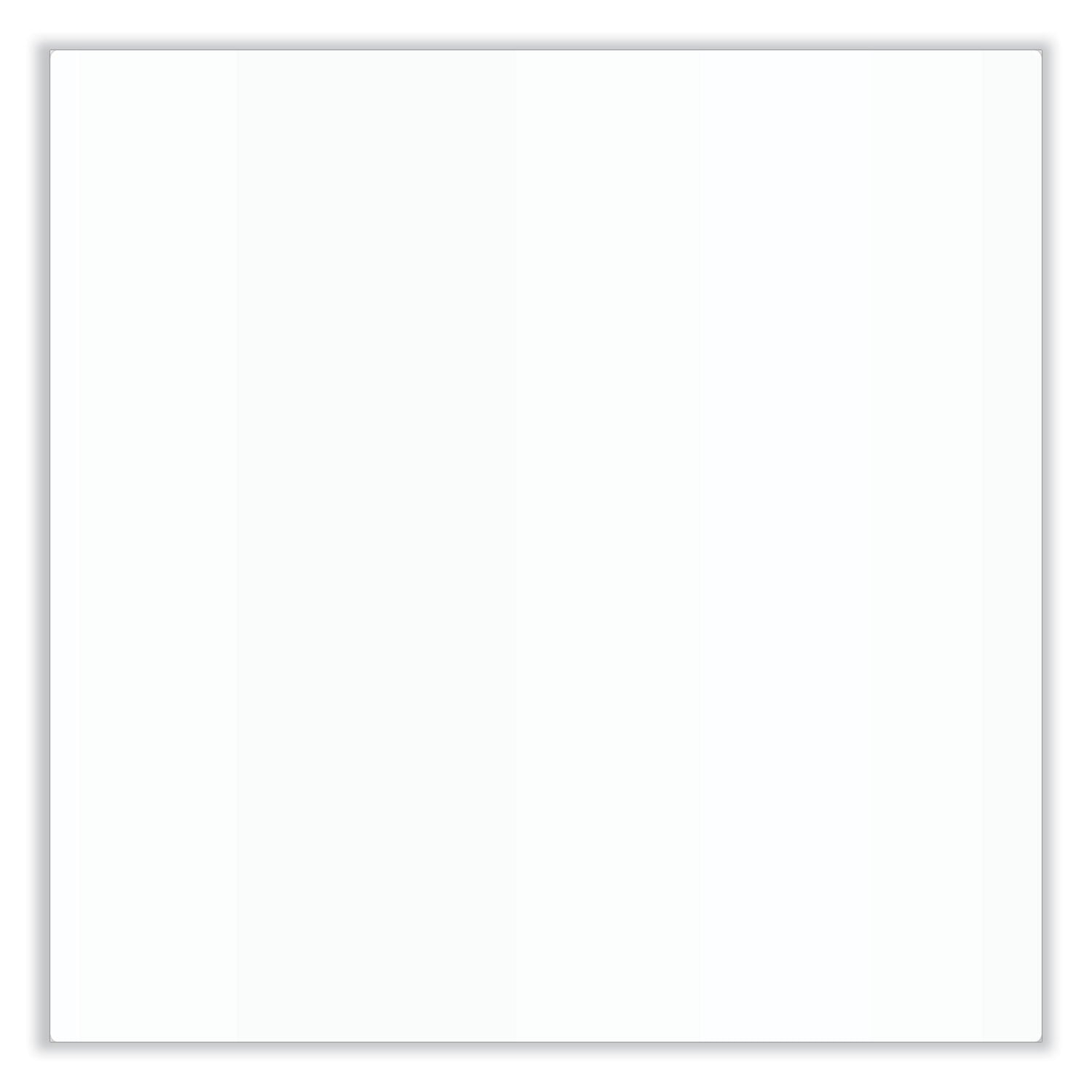 Ghent Aria Low-Profile Frameless Magnetic Glassboard, 96" x 48", White Surface
