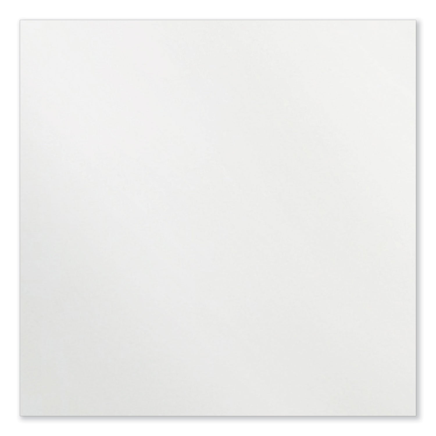Ghent Coda Low Profile Circular Non-Magnetic Glassboard, 24" x 24", White Surface
