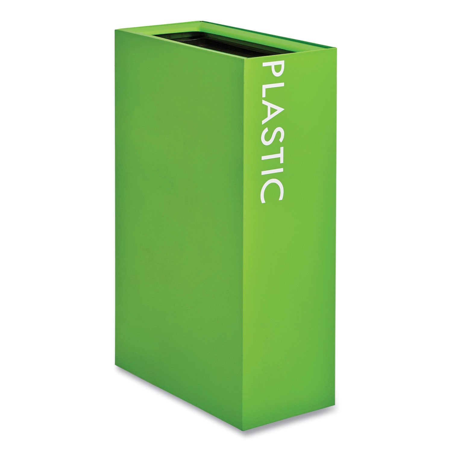 Recycling Center Receptacle | 29 Gal Green Steel