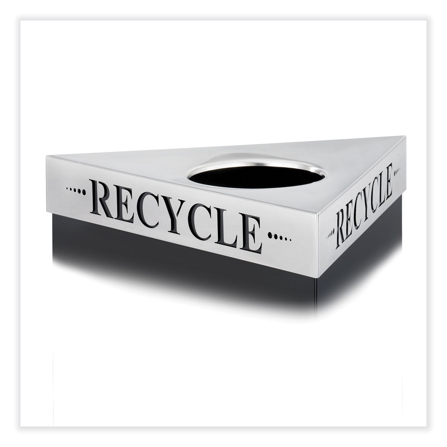 Trifecta Waste Receptacle Lid | "RECYCLE" Laser Cut