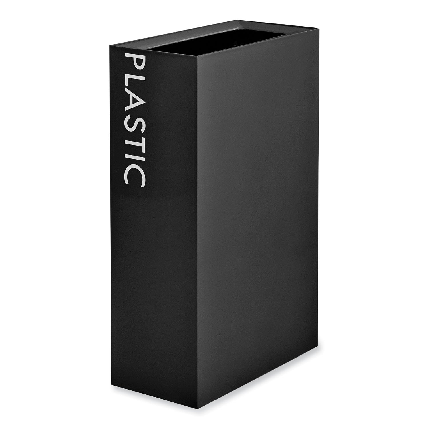 Safco Mixx Recycling Center Receptacle | Black