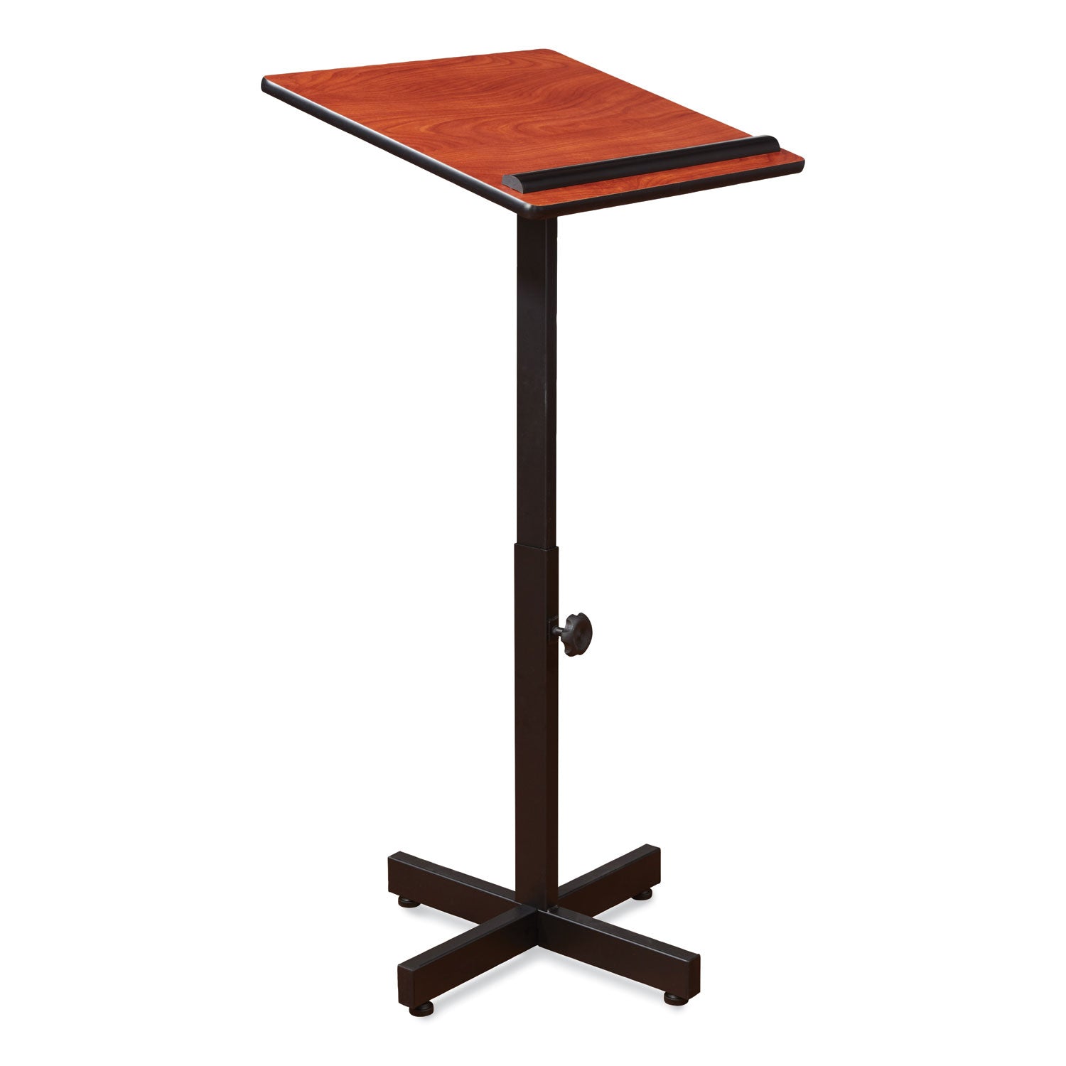 Oklahoma Sound® Portable Presentation Lectern Stand, 20 x 18.25 x 44, Cherry