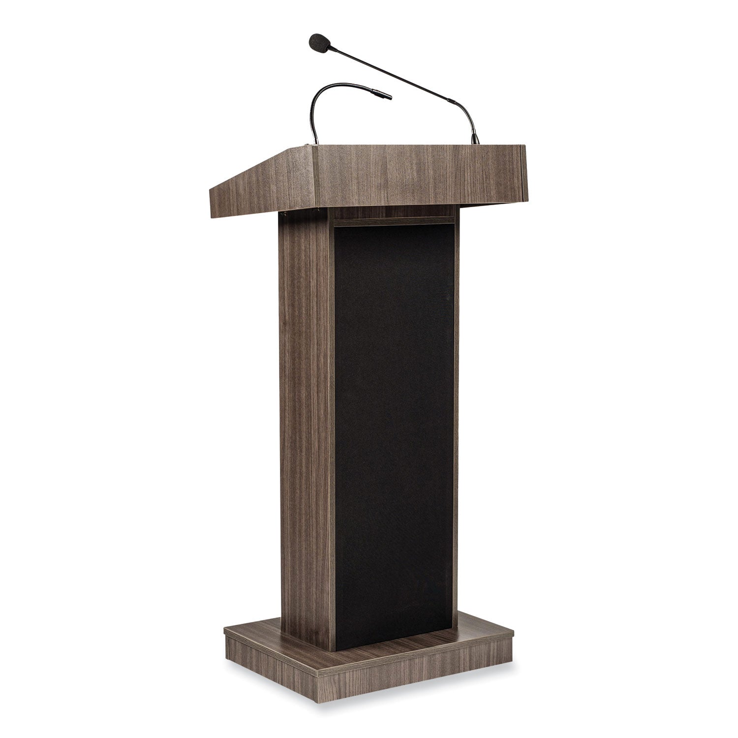 Oklahoma Sound® Orator Lectern, 22 x 17 x 46, Ribbonwood
