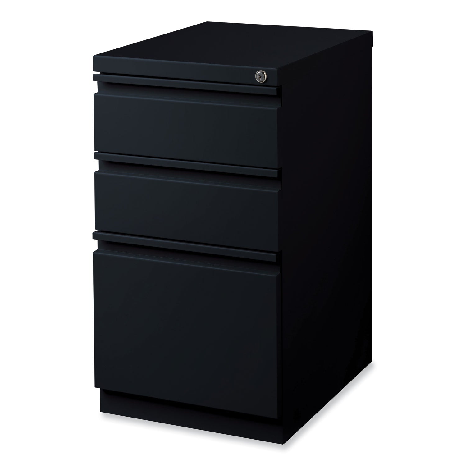 Mobile Pedestal File | 3-Drawer, Black