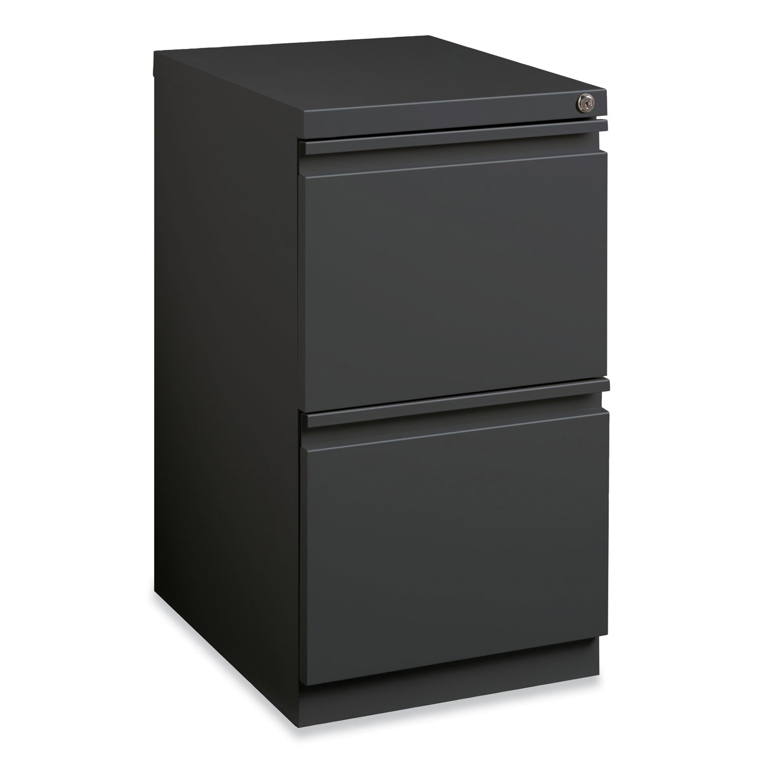 Mobile Pedestal File | Hirsh 2-Drawer, Charcoal