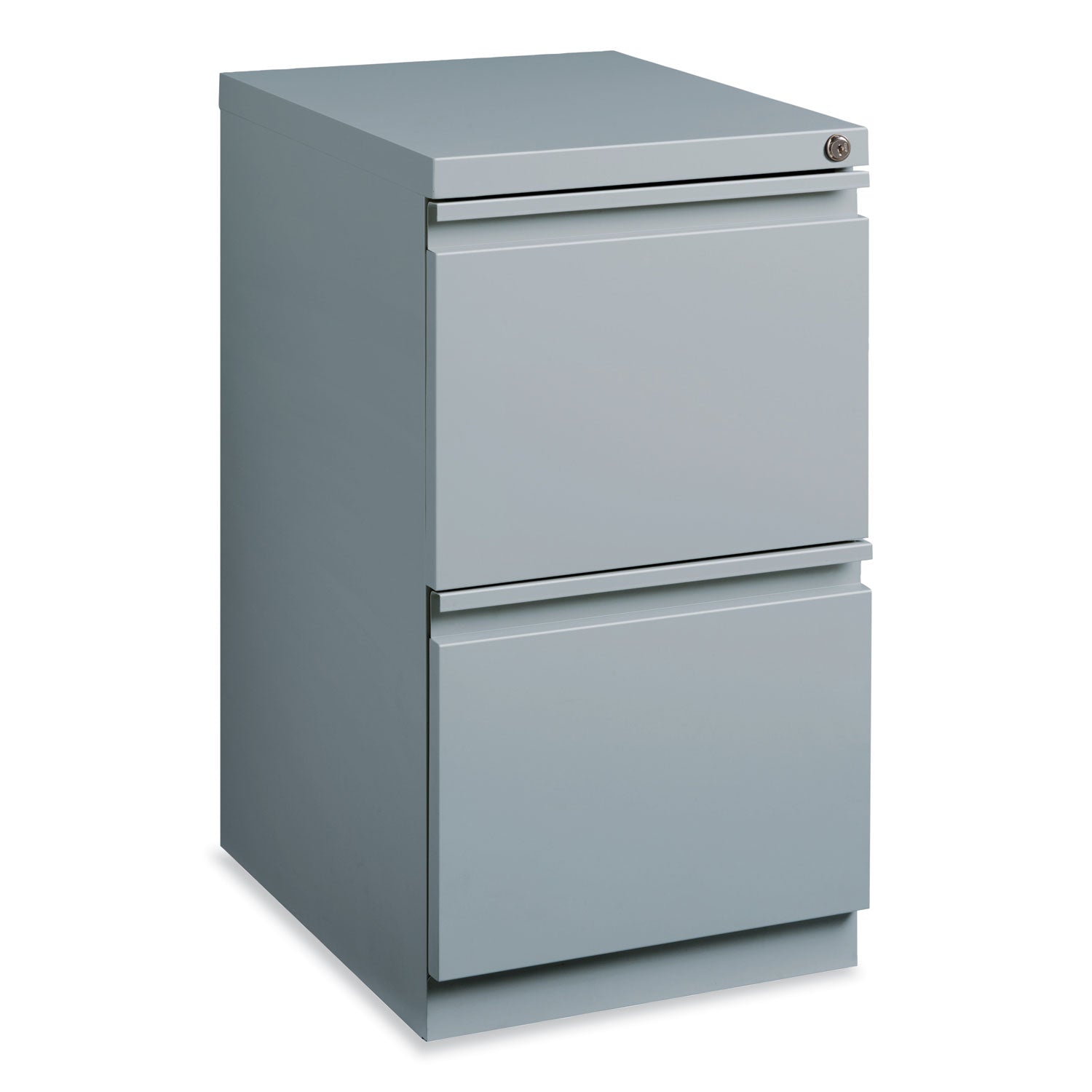 Mobile Pedestal File | 2-Drawer, Platinum