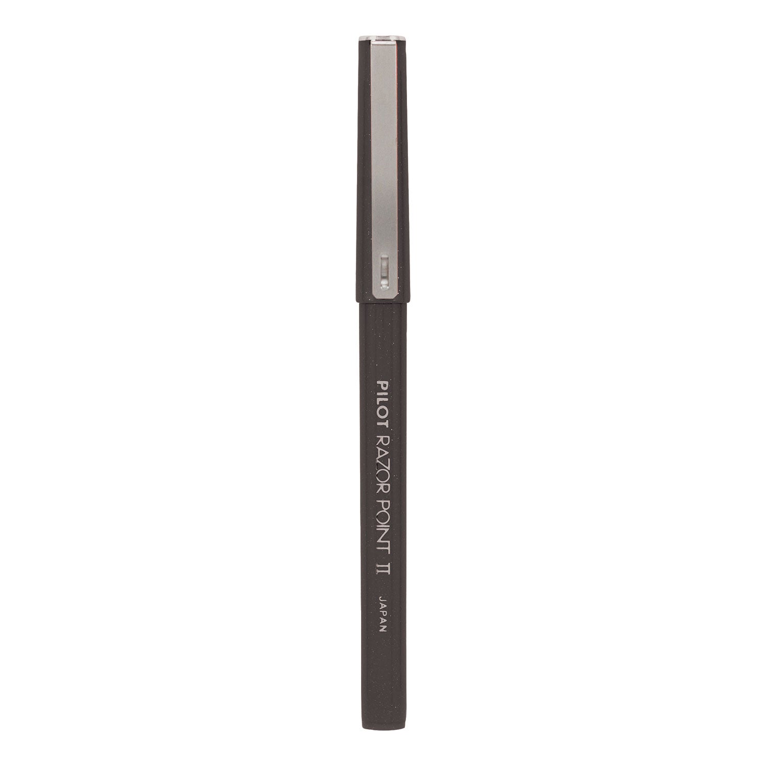 Pilot® Razor Point Fine Line Porous Point Pen, Stick, Extra-Fine 0.3 Mm, Black Ink, Black Barrel, Dozen