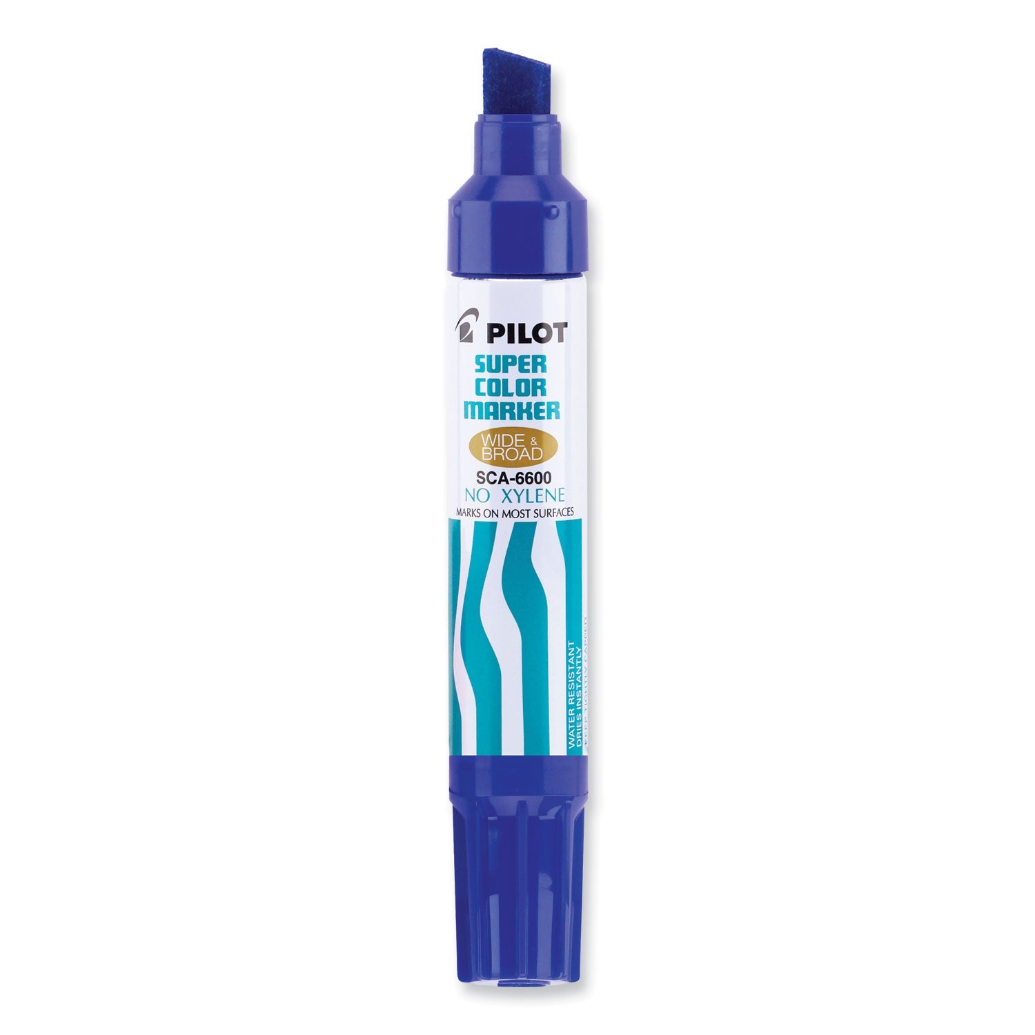 Pilot® Jumbo Refillable Permanent Marker, Broad Chisel Tip, Blue - Bloom Skins