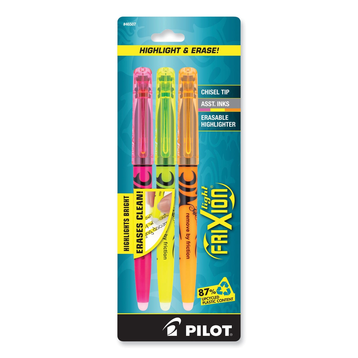 Frixion Light Erasable Highlighter | 3-Pack