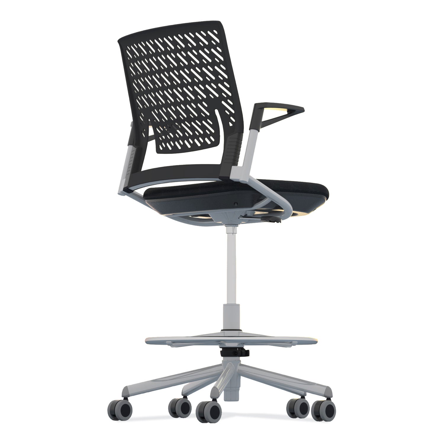 Thesis Flex Back Stool | with Arms & Foot Rest