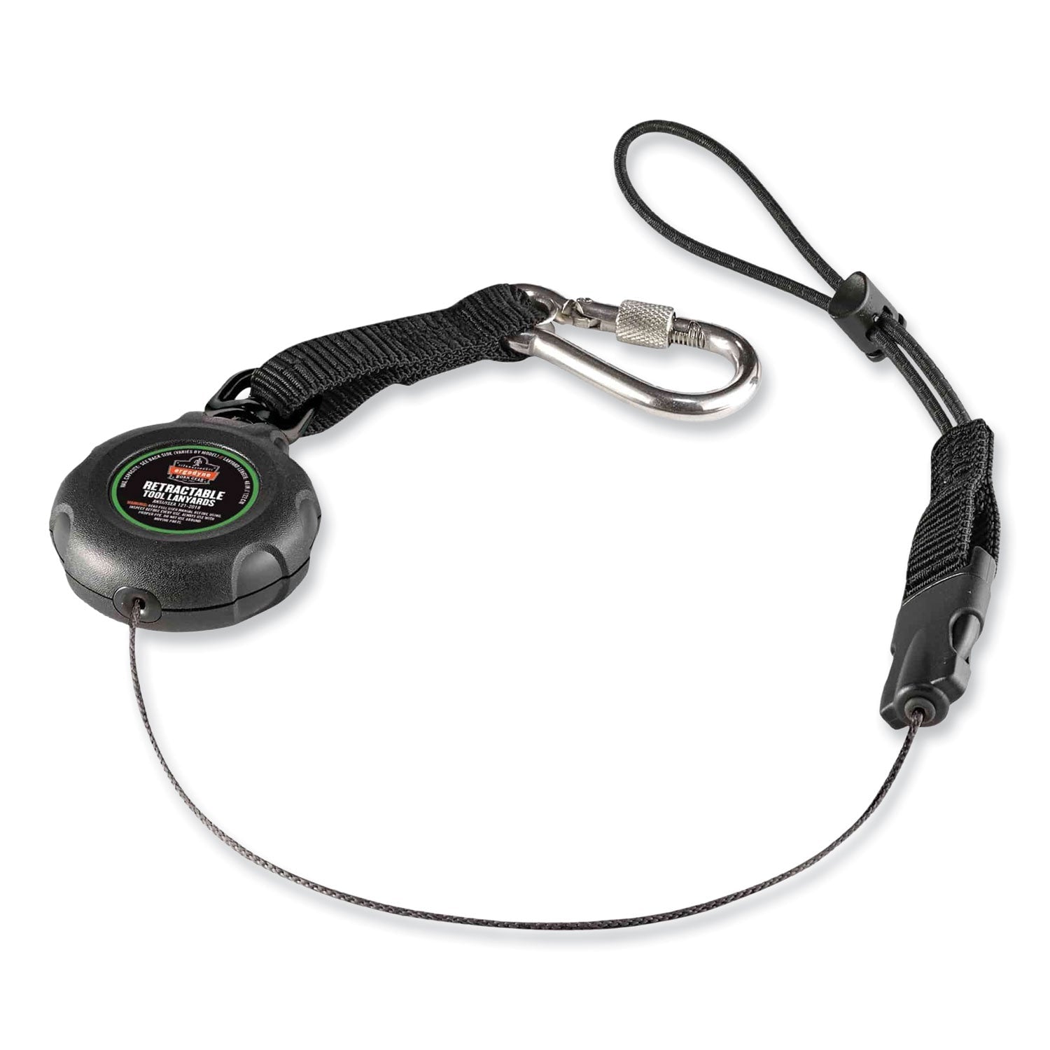Retractable Tool Lanyard | Squids 3001 2lb Black