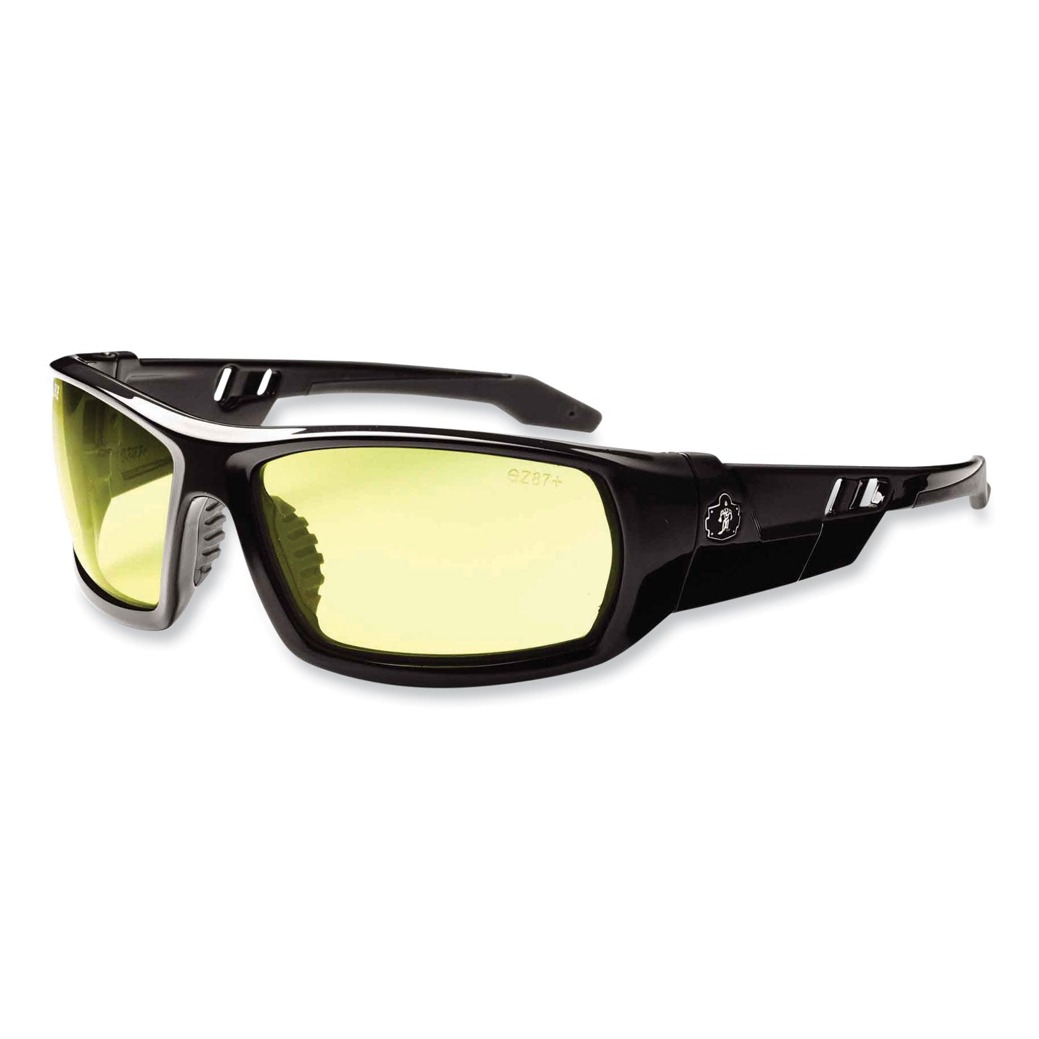 Odin Safety Glasses | Yellow Lens Black Frame