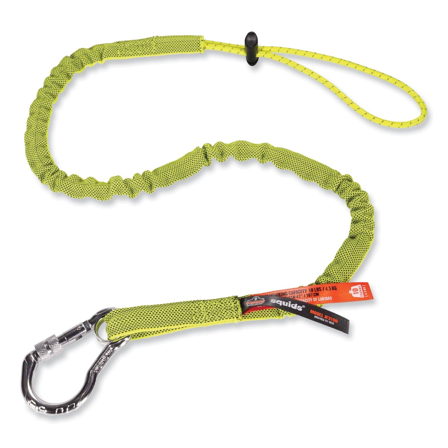 10lb Tool Lanyard | Squids 3100 Aluminum Lime