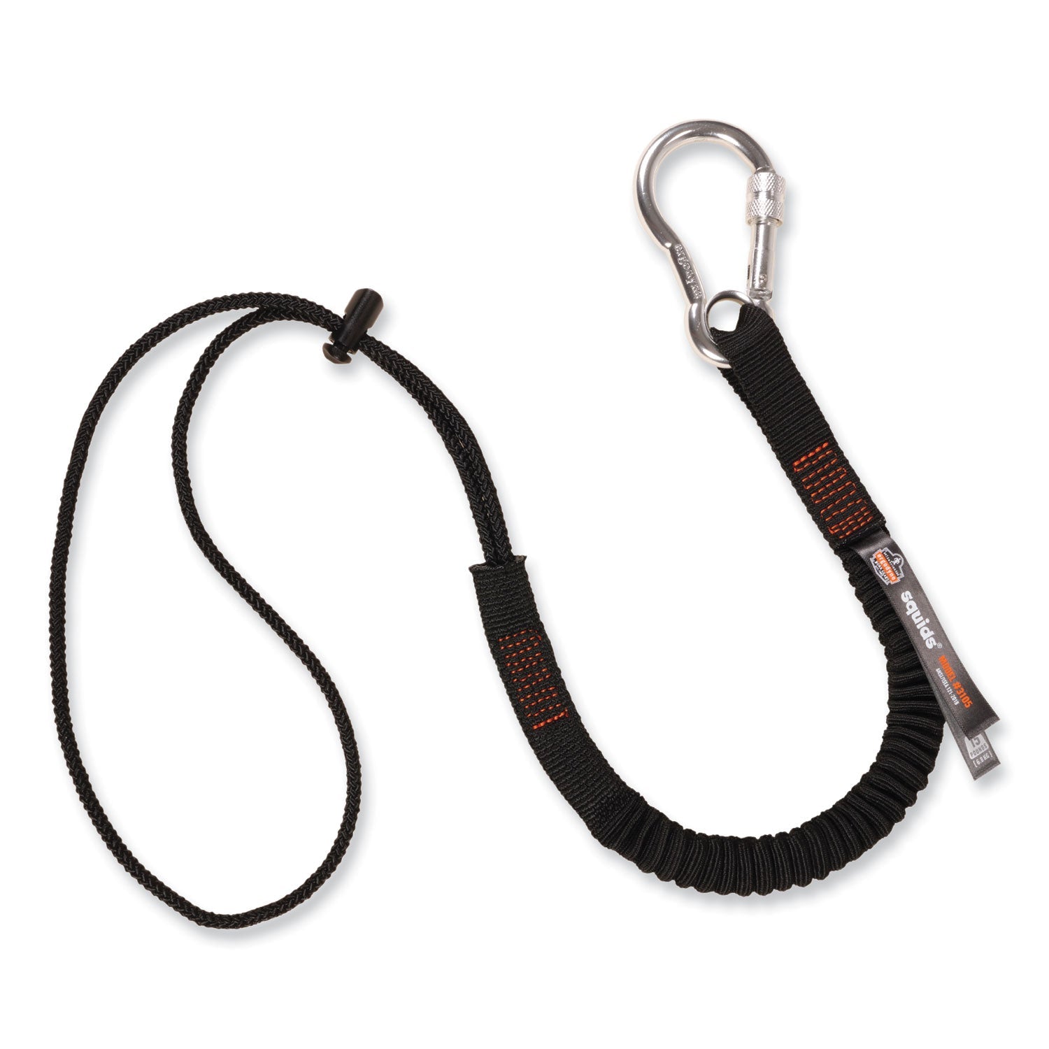 15lb Tool Lanyard | Squids 3105 Aluminum Black
