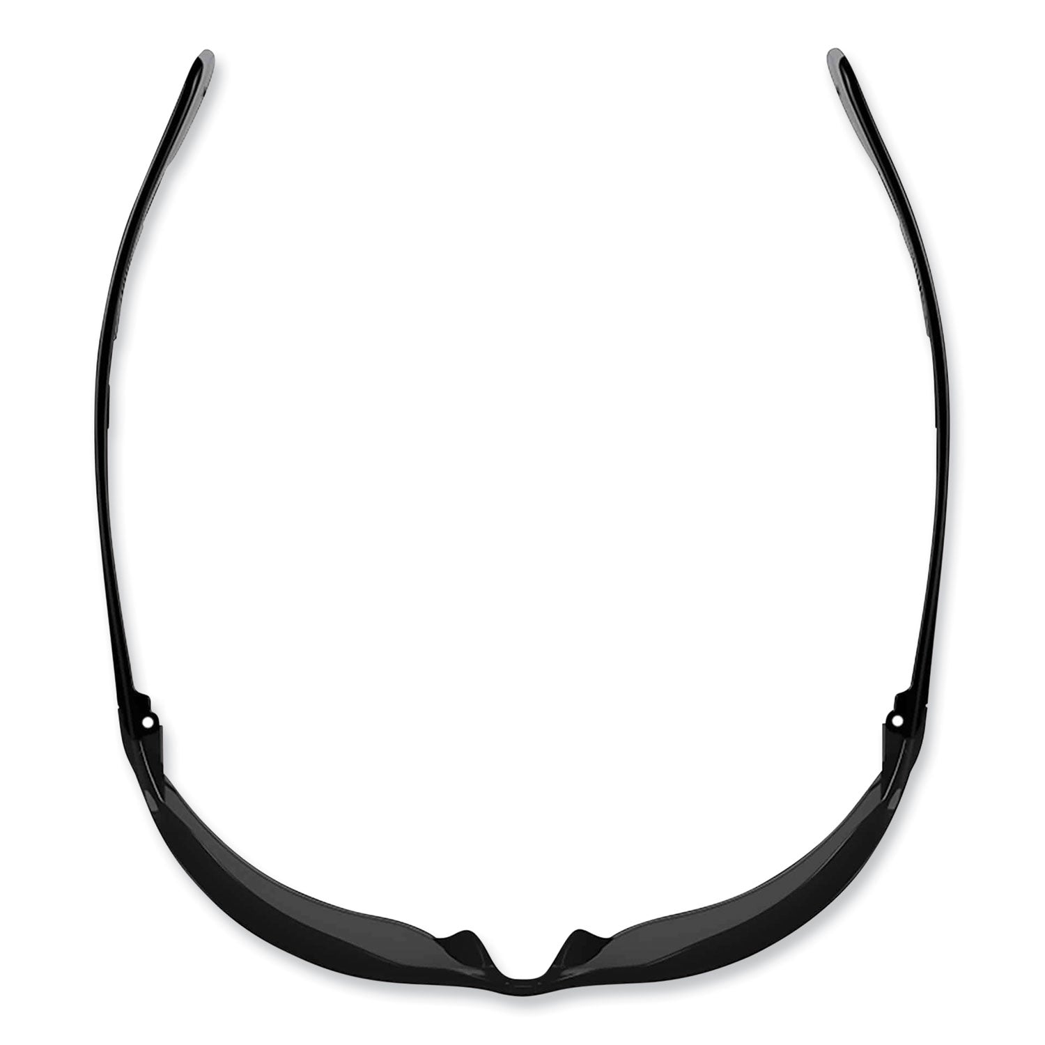 ergodyne® Skullerz Vali Frameless Safety Glasses, Matte Black Nylon Impact Frame, Smoke Polycarbonate Lens