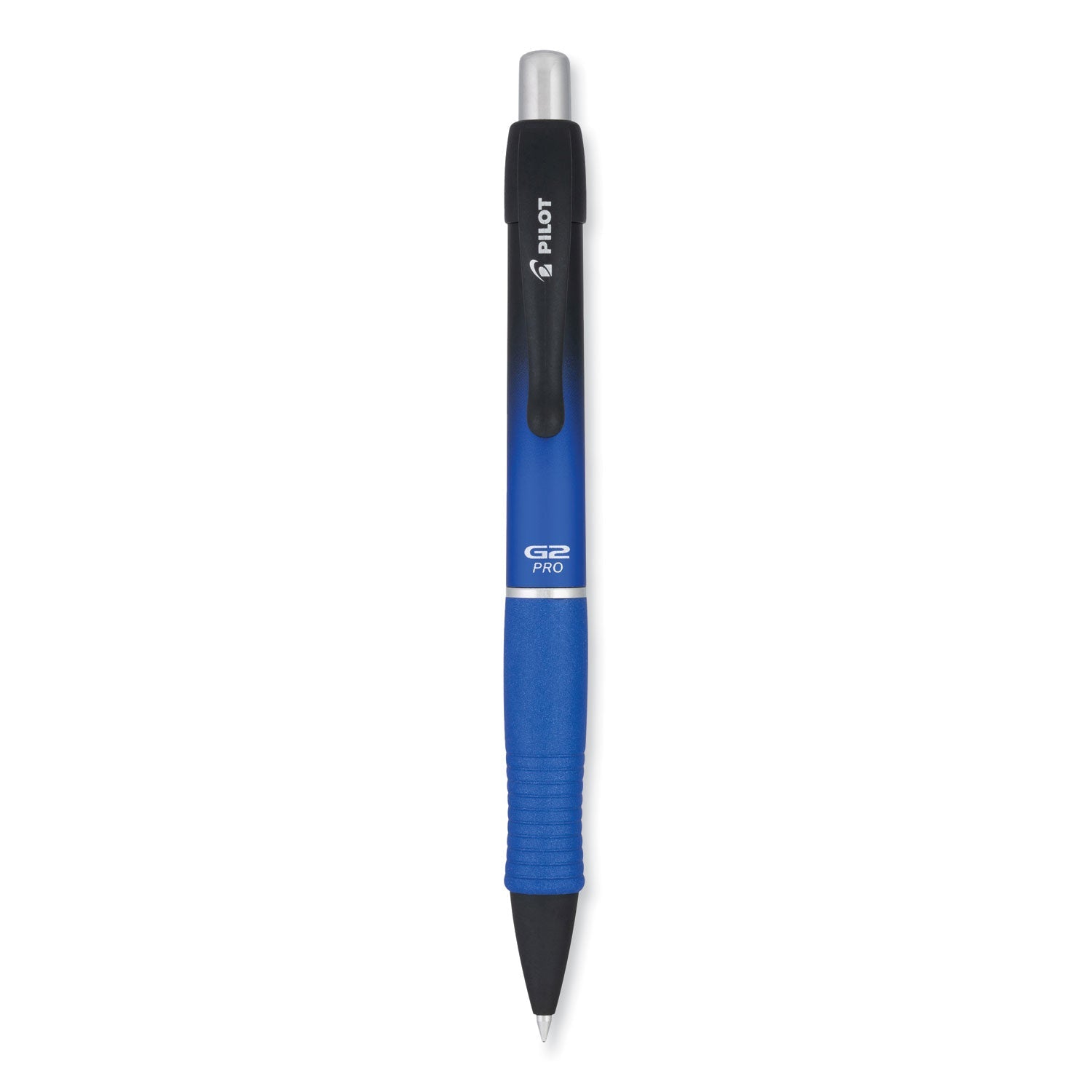 Pilot® G2 Pro Gel Pen, Retractable, Fine 0.7 Mm, Black Ink, Blue Barrel