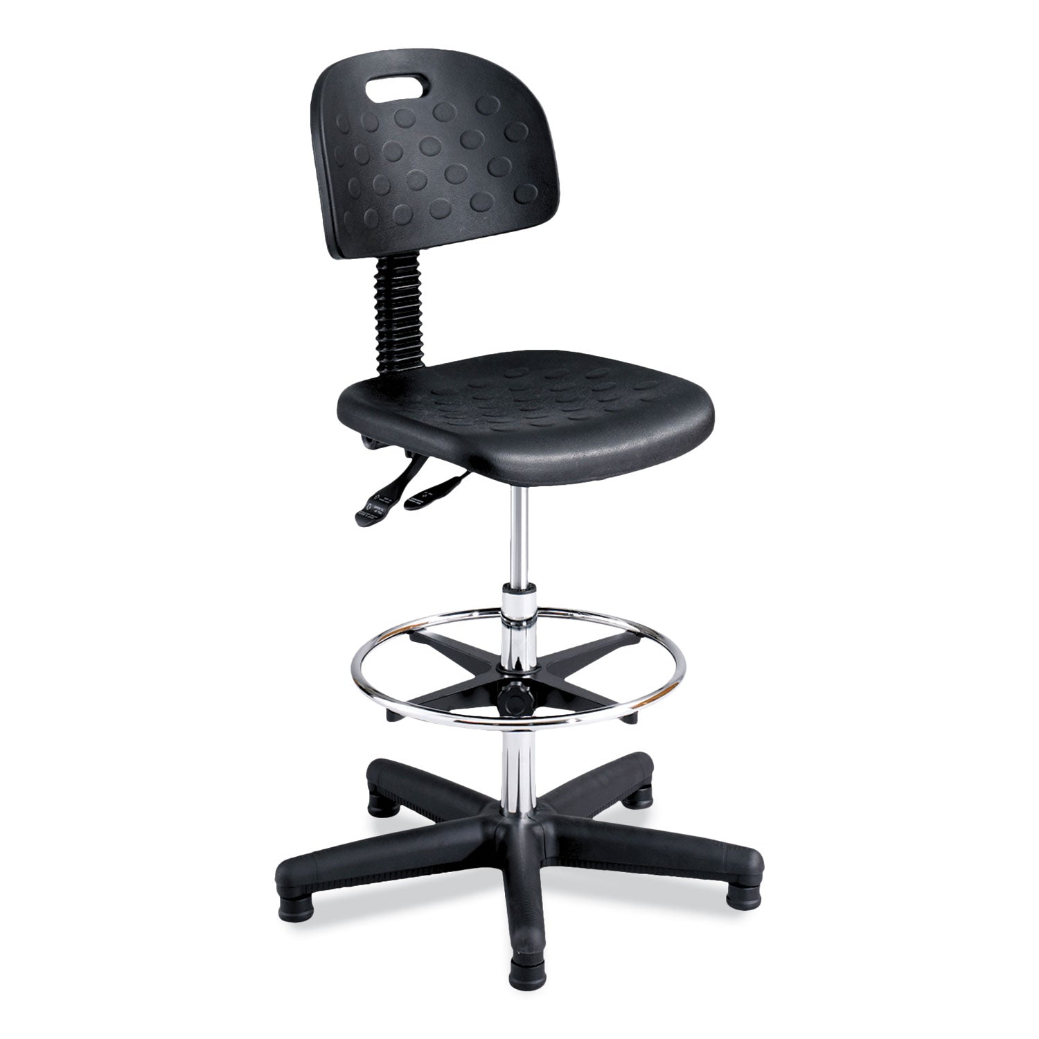Safco Soft Tough Deluxe Workbench Chair | Black