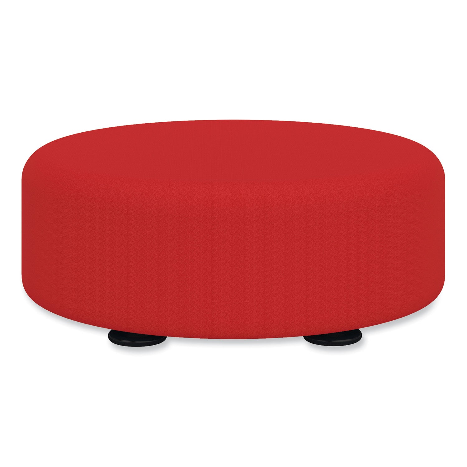 Safco® Learn 15" Round Vinyl Floor Seat, 15" x 15" x 5.75", Red