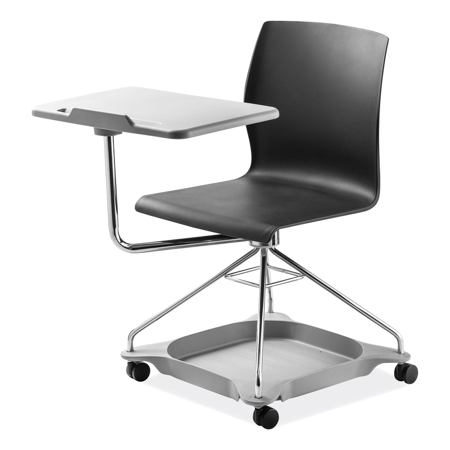 CoGo Mobile Tablet Chair | Black, Supports 440 lb