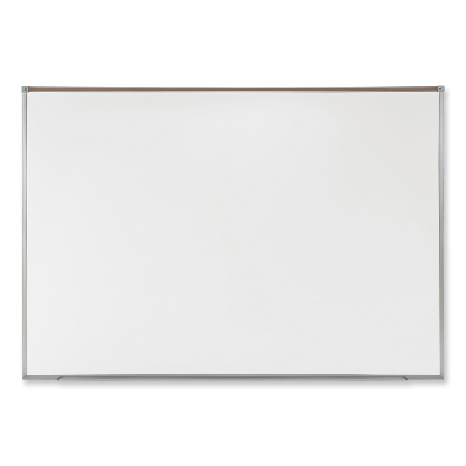 Ghent Proma Magnetic Porcelain Projection Whiteboard with Aluminum Frame, 72.5" x 48.5", White Surface, Satin Aluminum Frame - Bloom Skins