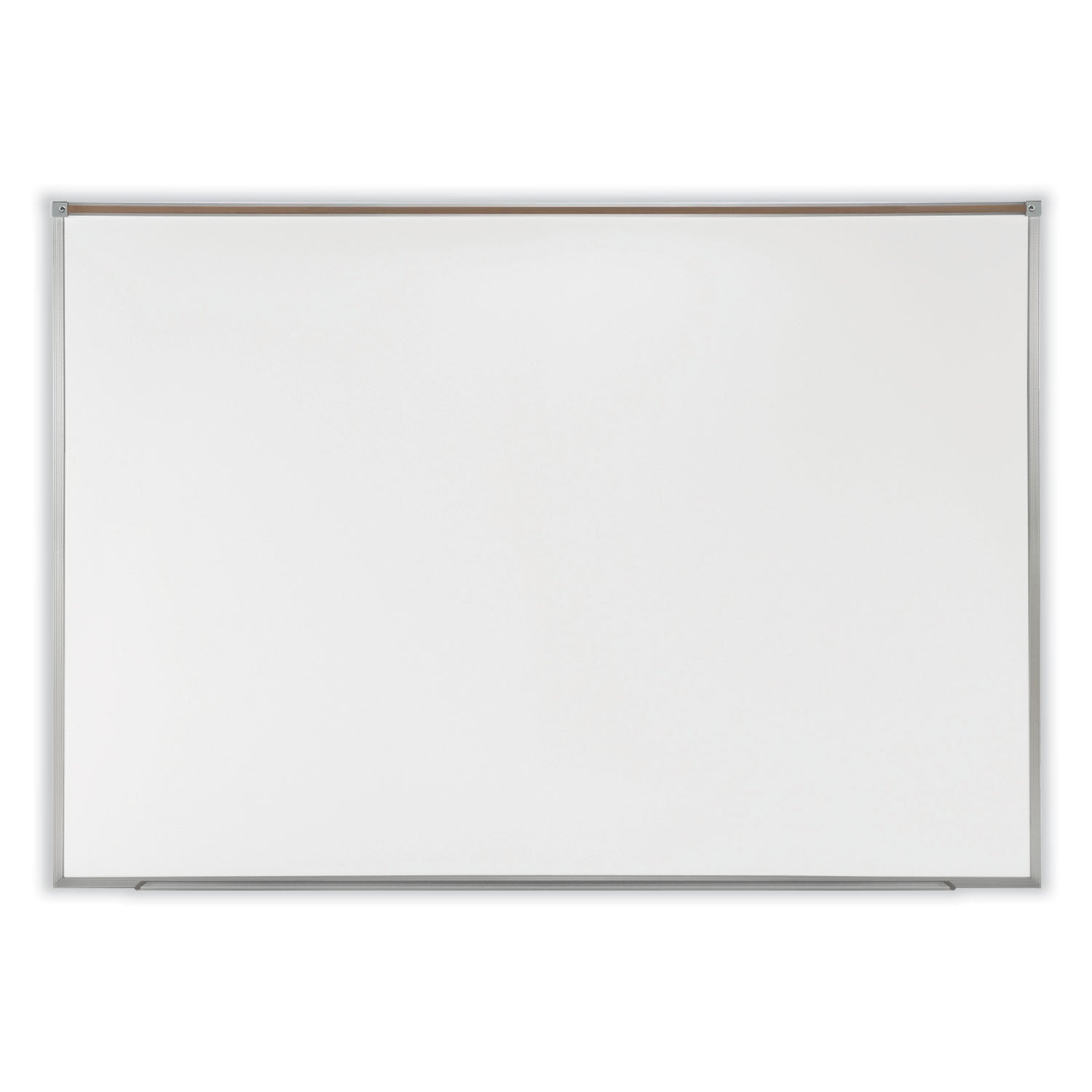 Ghent Proma Magnetic Porcelain Projection Whiteboard with Aluminum Frame, 48.5" x 36.5", White Surface, Satin Aluminum Frame - Bloom Skins