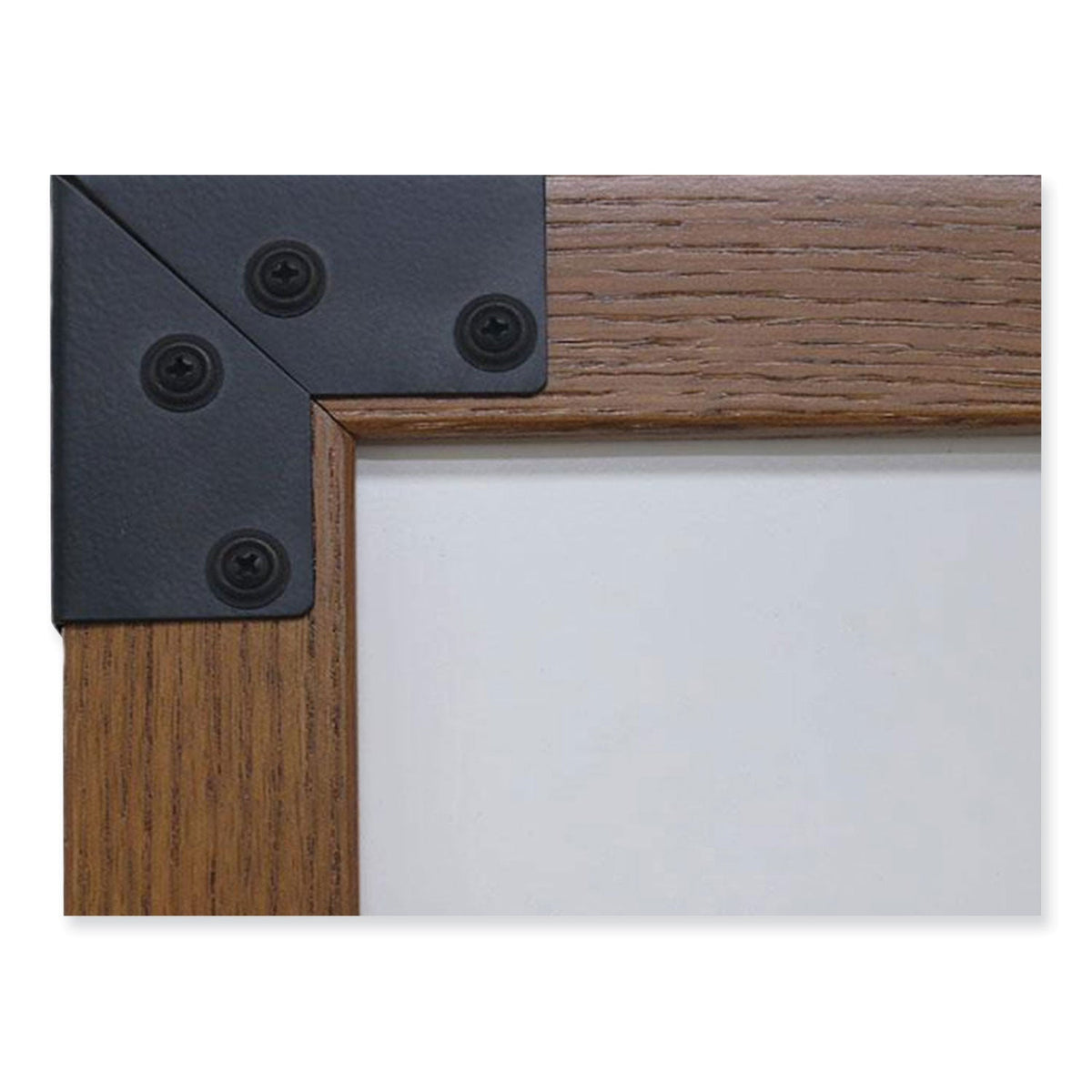 Ghent Prest Mobile Magnetic Whiteboard, 40.5" x 73.75", White Surface, Caramel Oak Finished Wood Frame - Bloom Skins