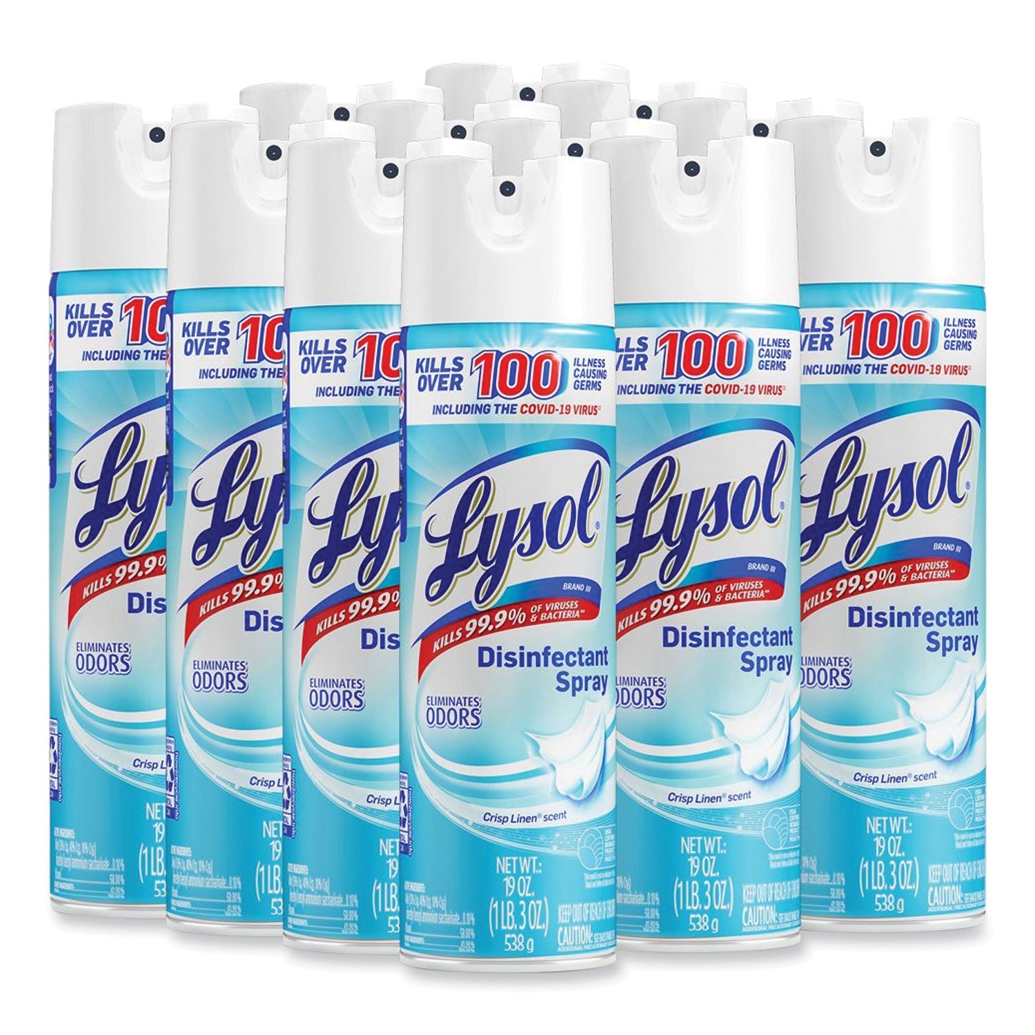 LYSOL Disinfectant Spray | Crisp Linen, 19oz