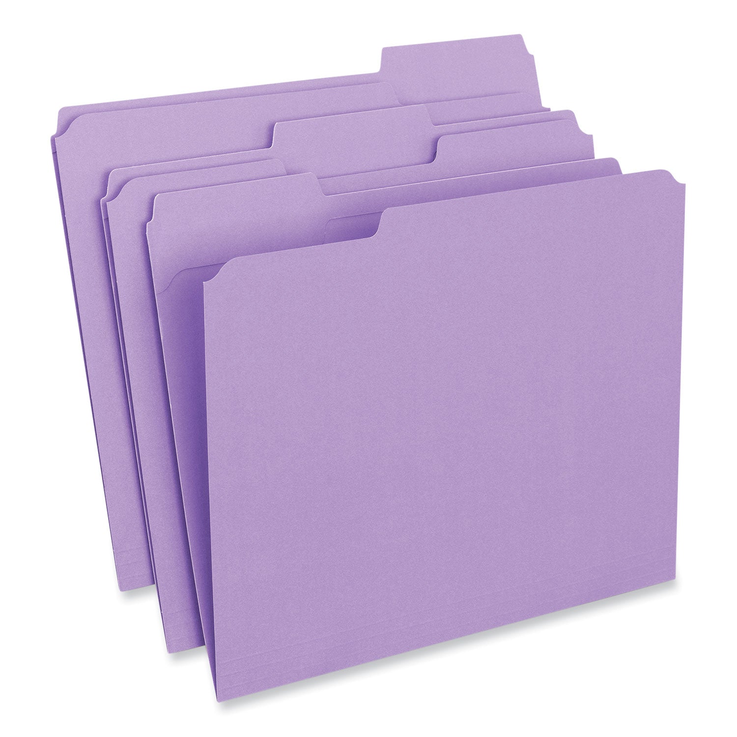 Reinforced Top-Tab File Folders | Violet, 100/Box