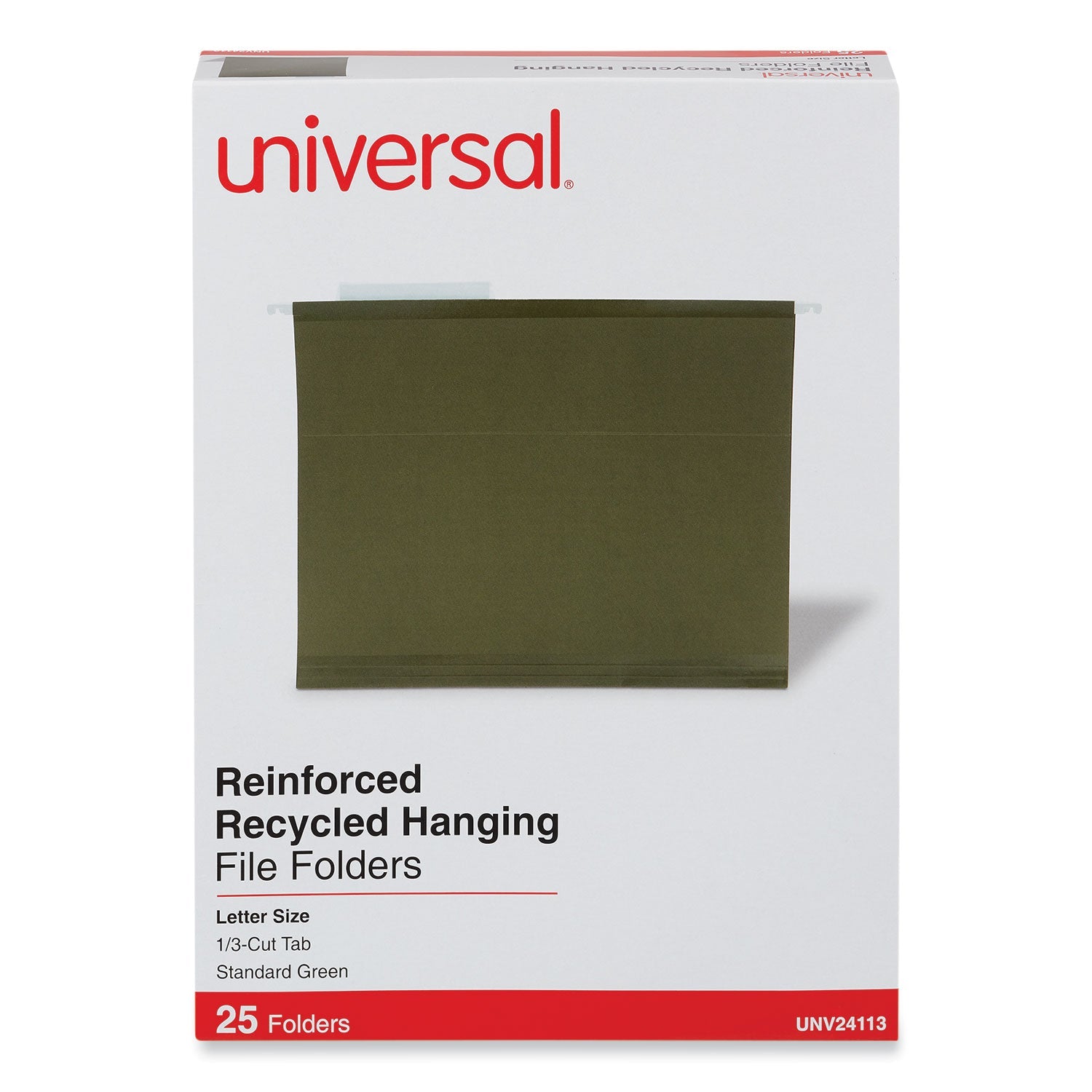 Deluxe Recycled Hanging File Folders | 25/Box