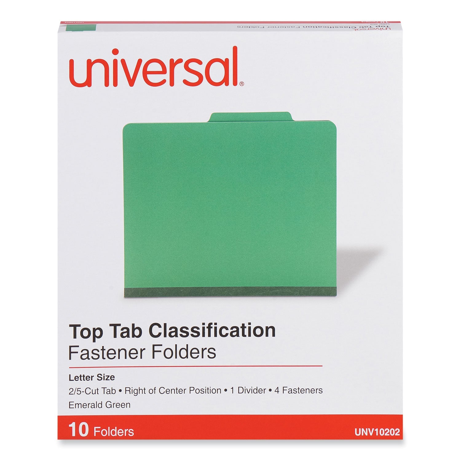 Bright Pressboard Classification Folders | Green