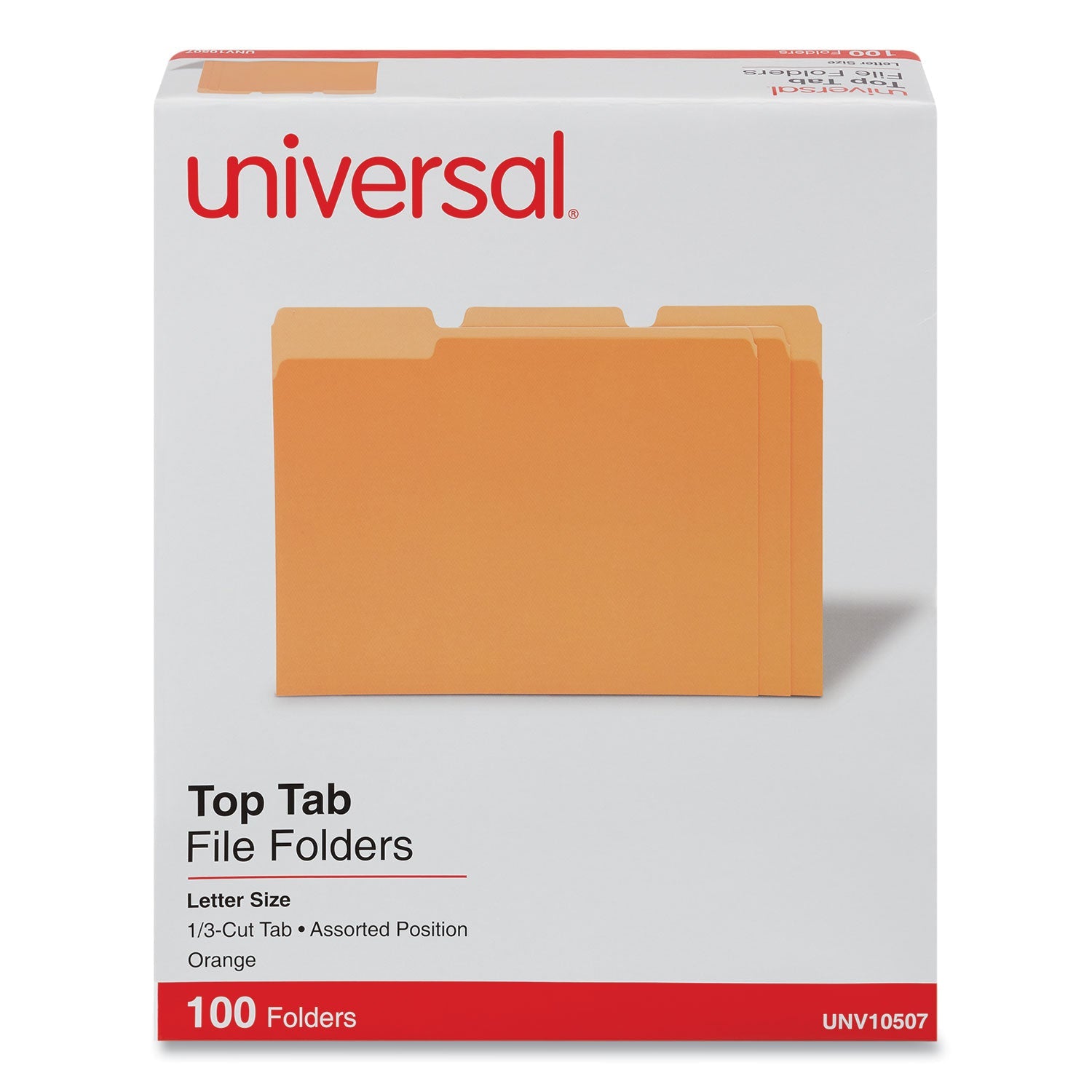 Deluxe Colored Top Tab File Folders | Letter, Org