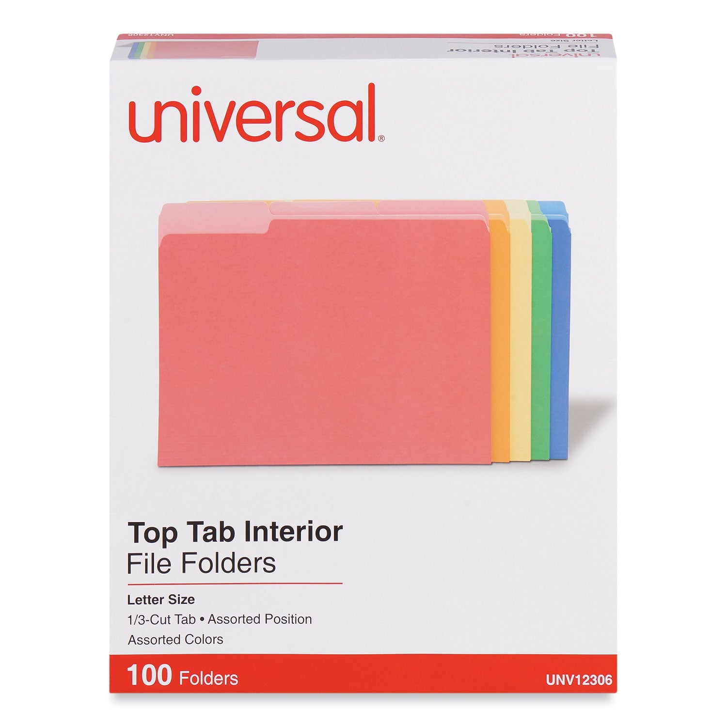 Universal Interior File Folders | Letter Assorted