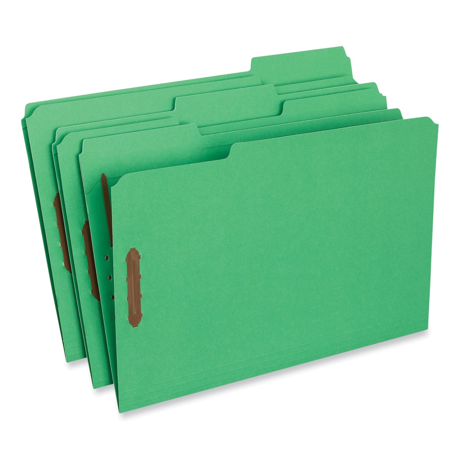 Deluxe Top Tab Fastener Folders | Legal, Green