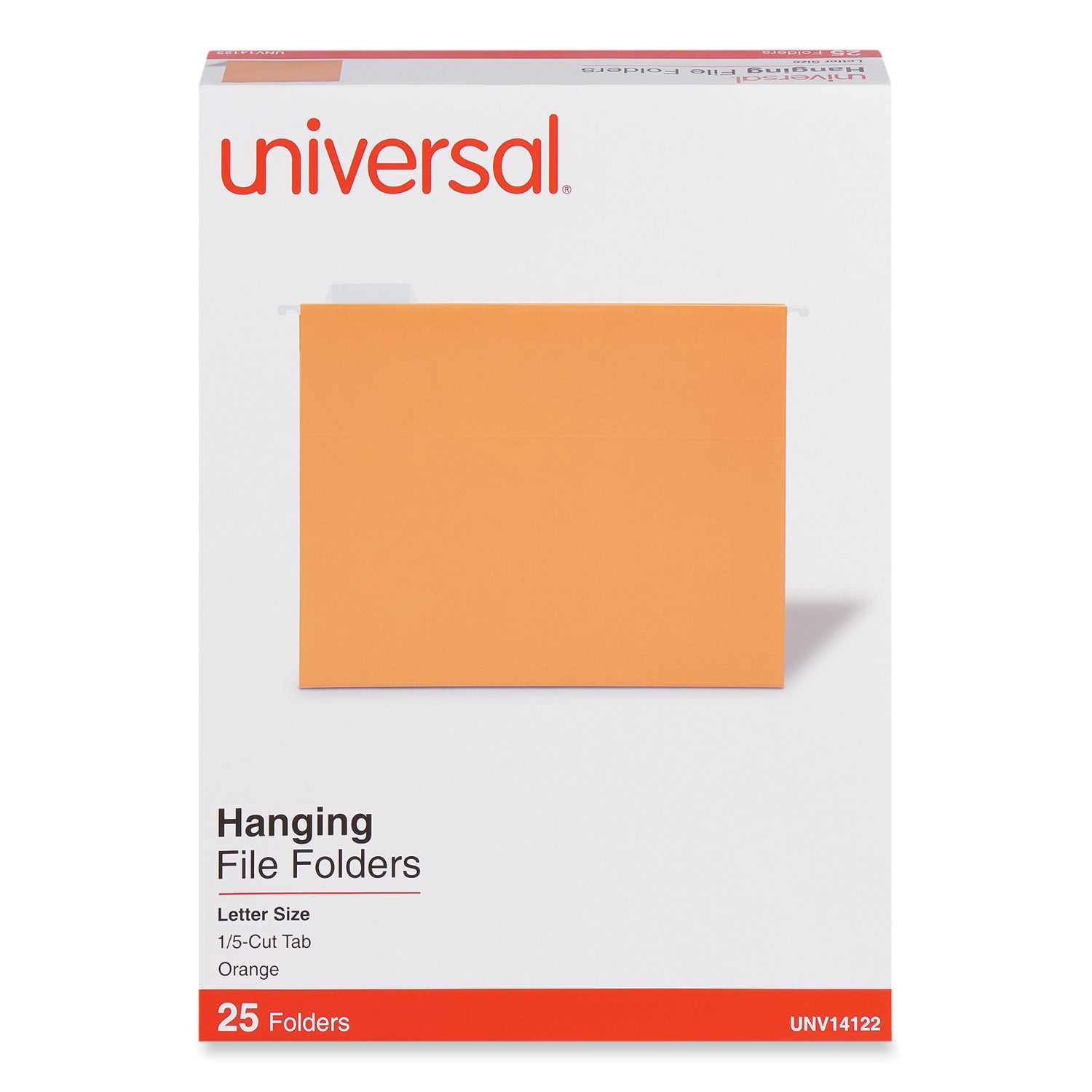 Hanging File Folders | Orange, Letter, 25/Box