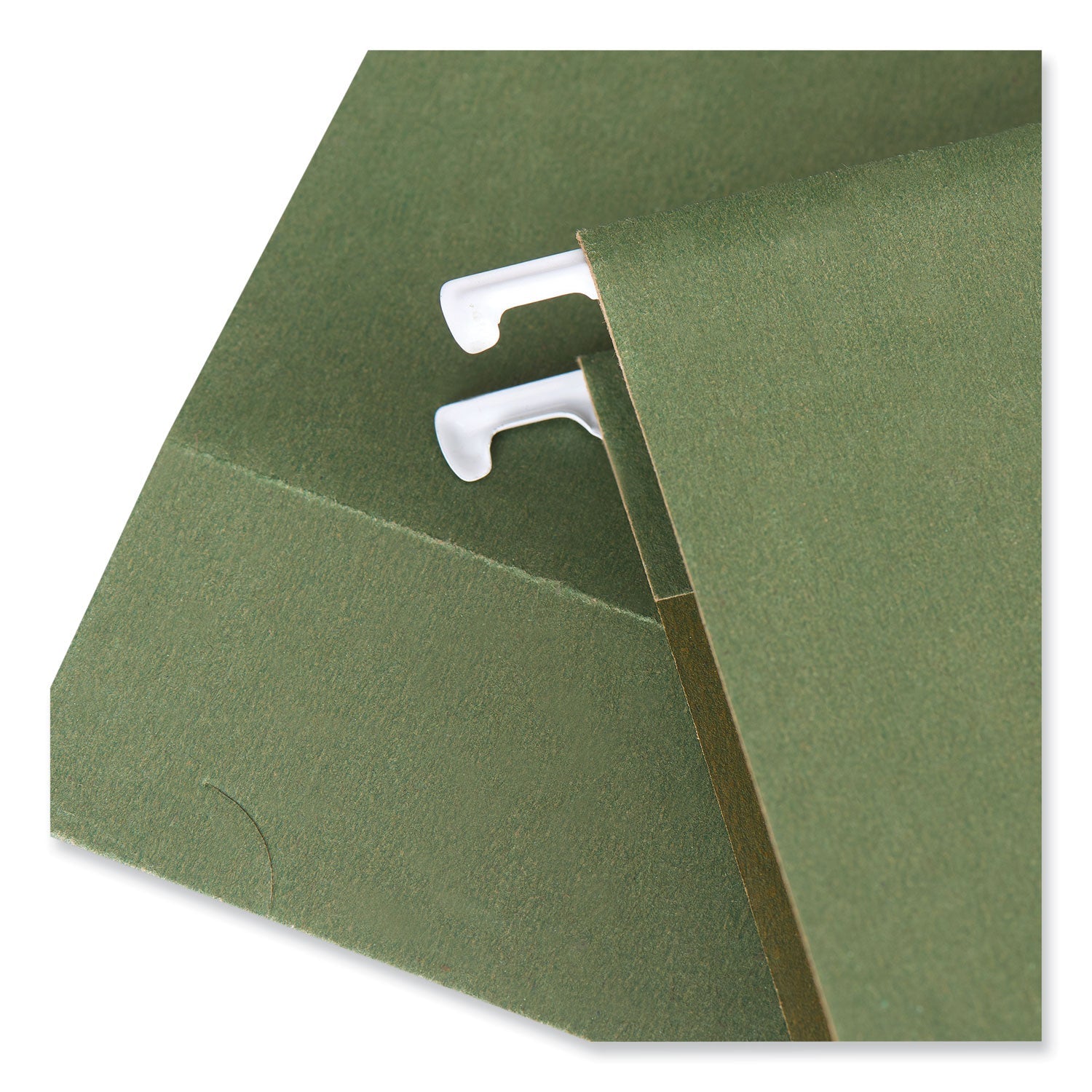 Universal® Box Bottom Hanging File Folders, 3" Capacity, Legal Size, 1/5-Cut Tabs, Standard Green, 25/Box - Bloom Skins