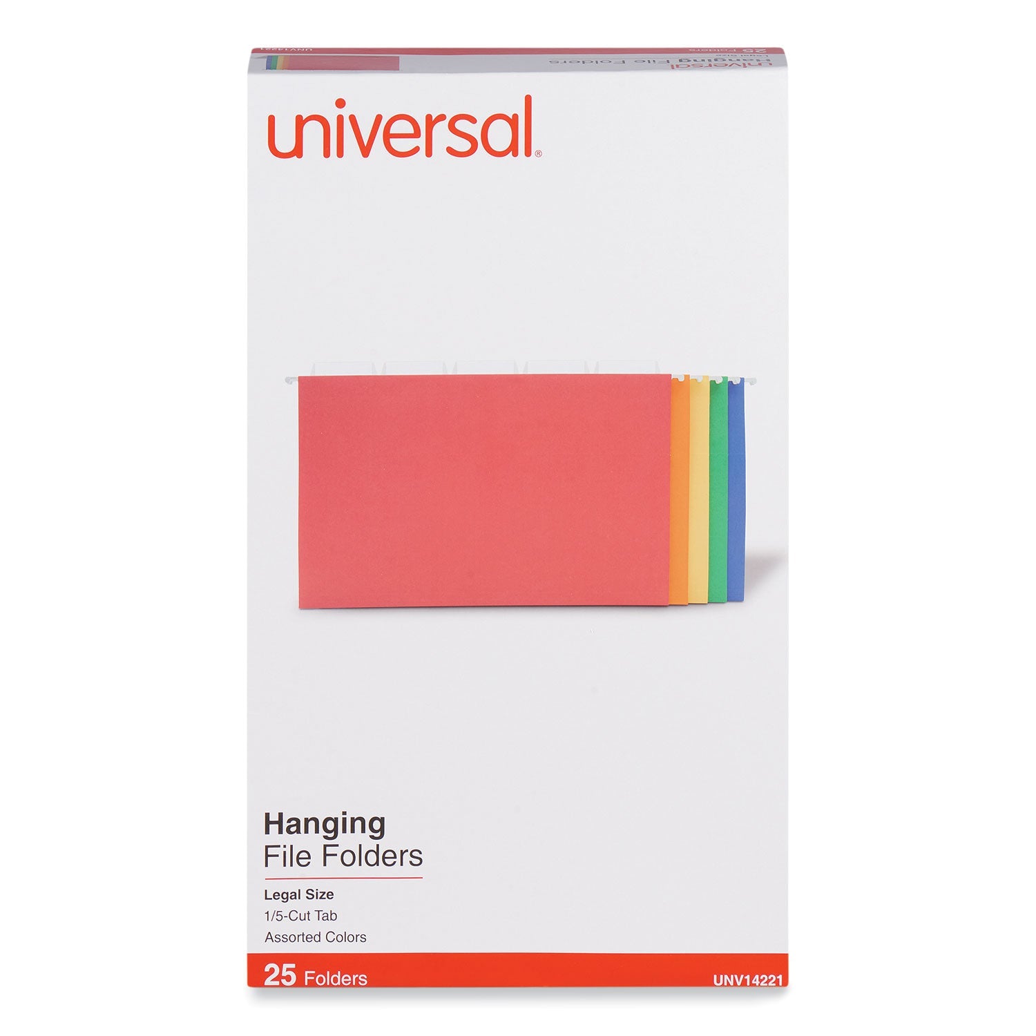 Universal Deluxe Bright Hanging File Folders | Legal