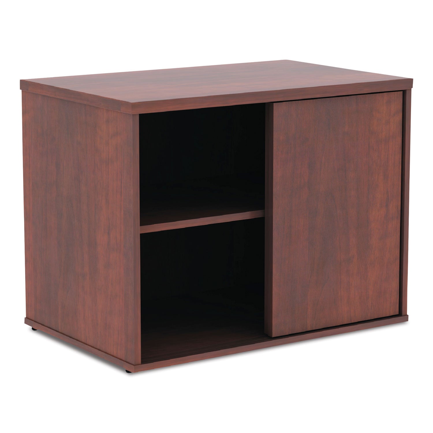 Alera Open Office Low Storage Cabinet|M. Cherry