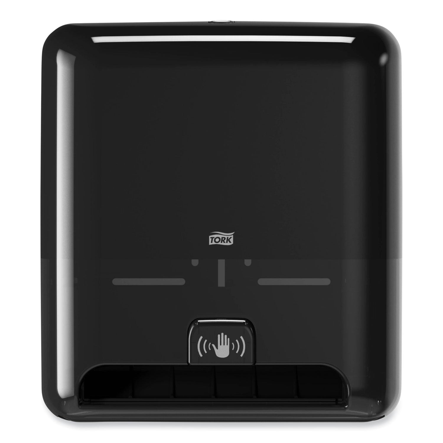Tork® Elevation Matic Hand Towel Dispenser With Intuition Sensor, 13 X 8 X 14.5, Black