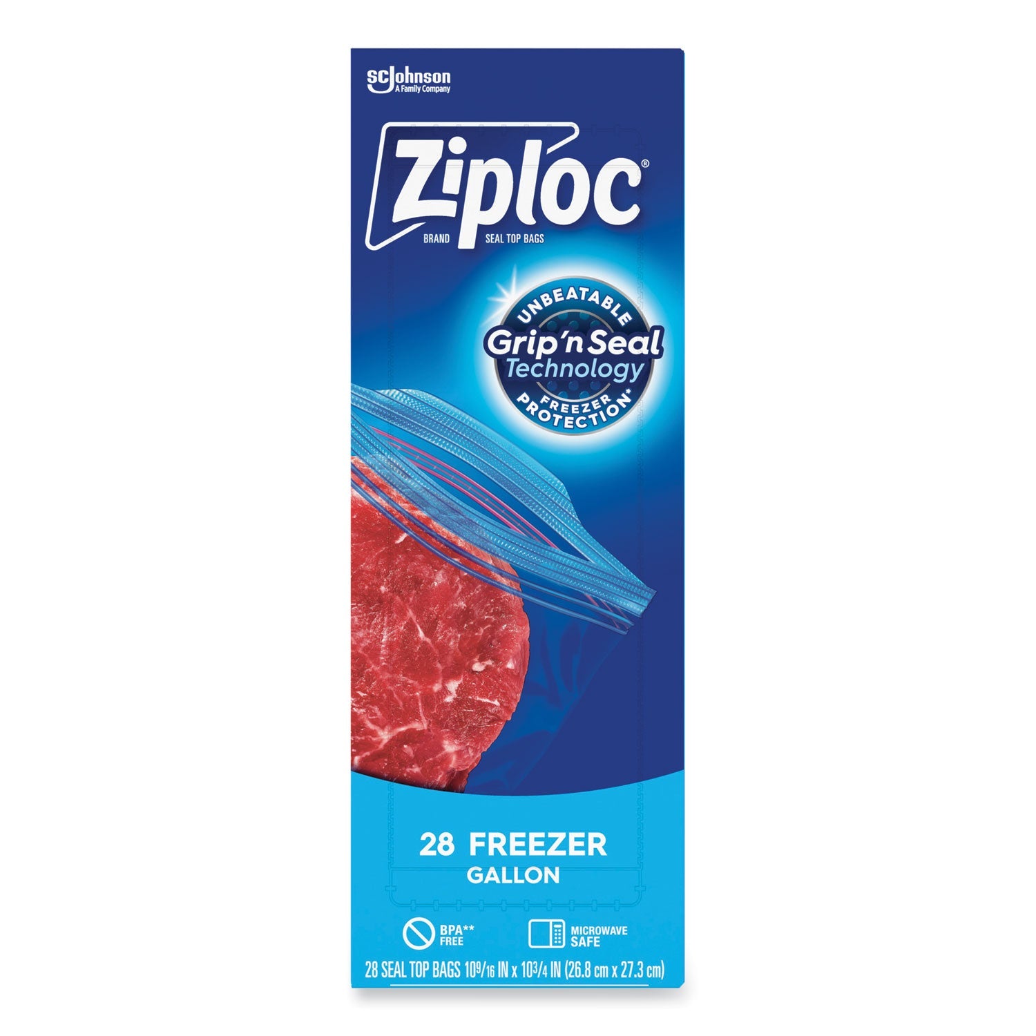Zipper Freezer Bags | Ziploc® 1 Gallon 9-Box Case