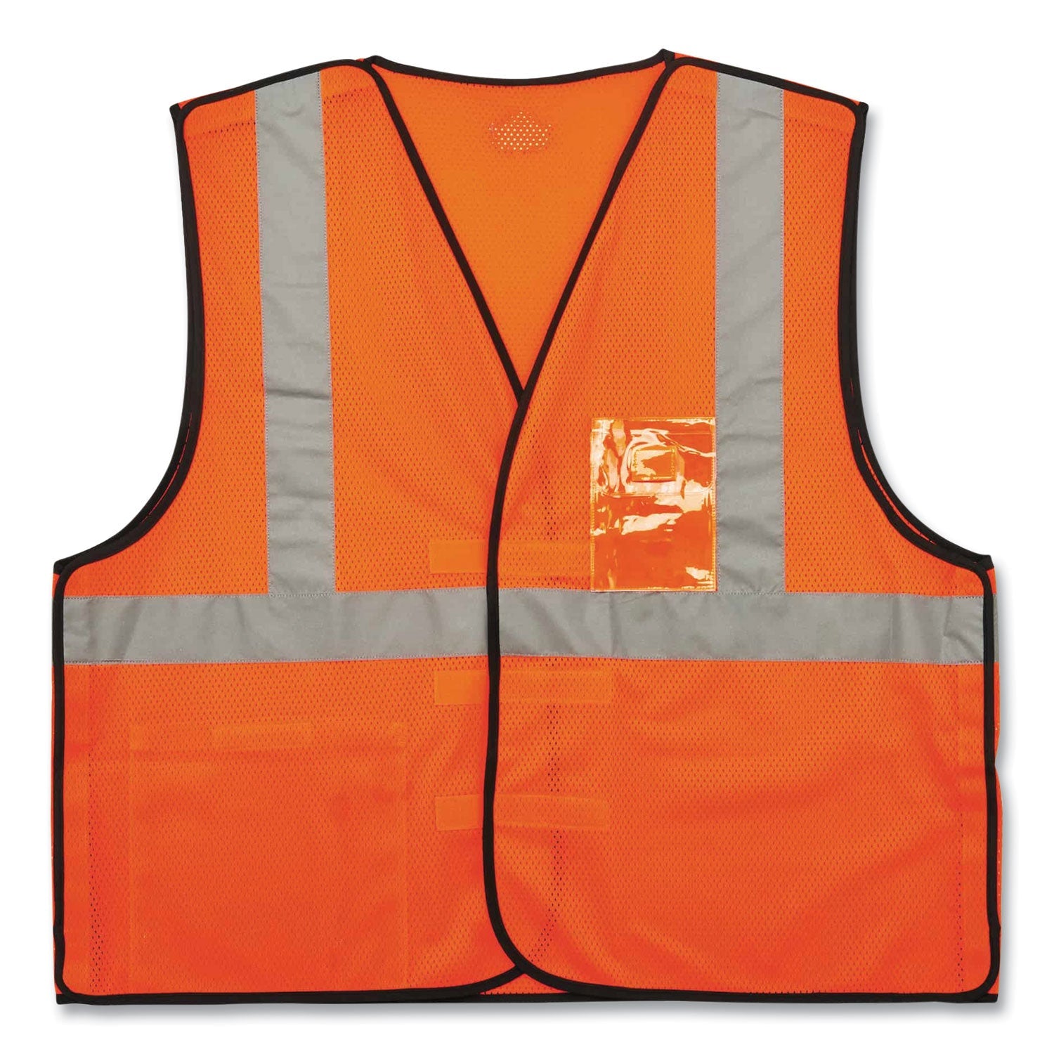 ergodyne® GloWear 8216BA Class 2 Breakaway Mesh ID Holder Vest, Polyester, Small/Medium, Orange