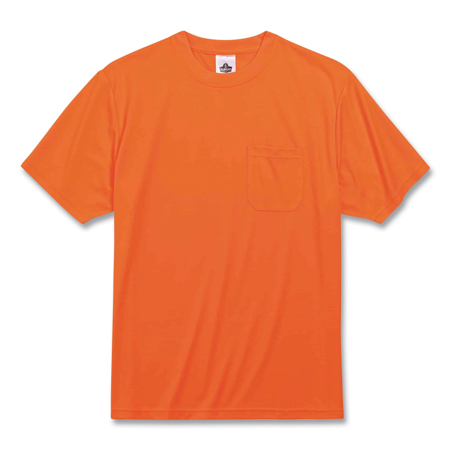 ergodyne® GloWear 8089 Non-Certified Hi-Vis T-Shirt, Polyester, 2X-Large, Orange