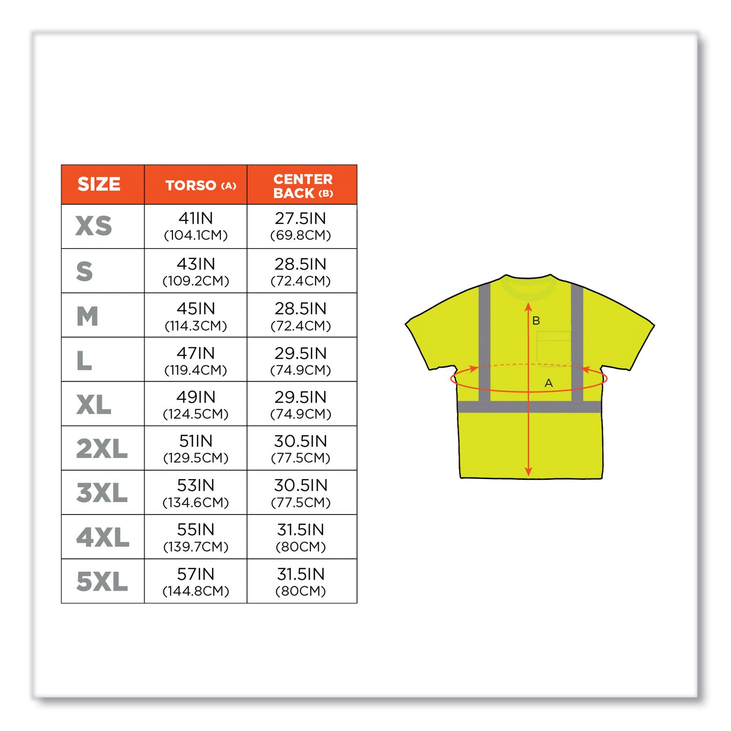 ergodyne® GloWear 8289 Class 2 Hi-Vis T-Shirt, Polyester, Lime, 2X-Large
