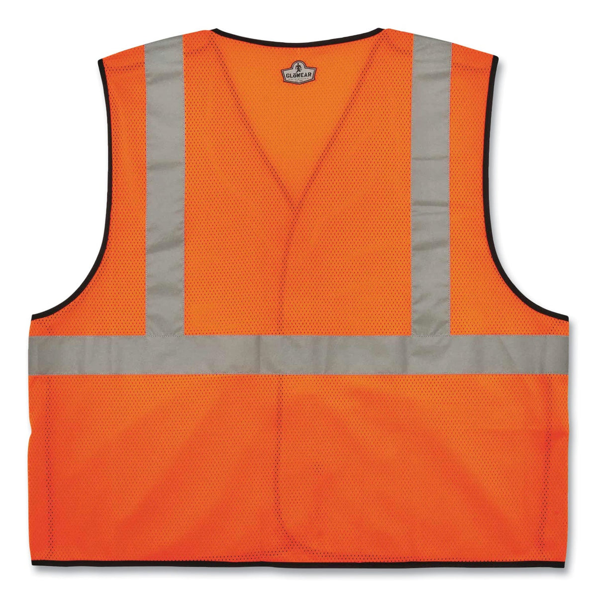ergodyne® GloWear 8216BA Class 2 Breakaway Mesh ID Holder Vest, Polyester, Large/X-Large, Orange