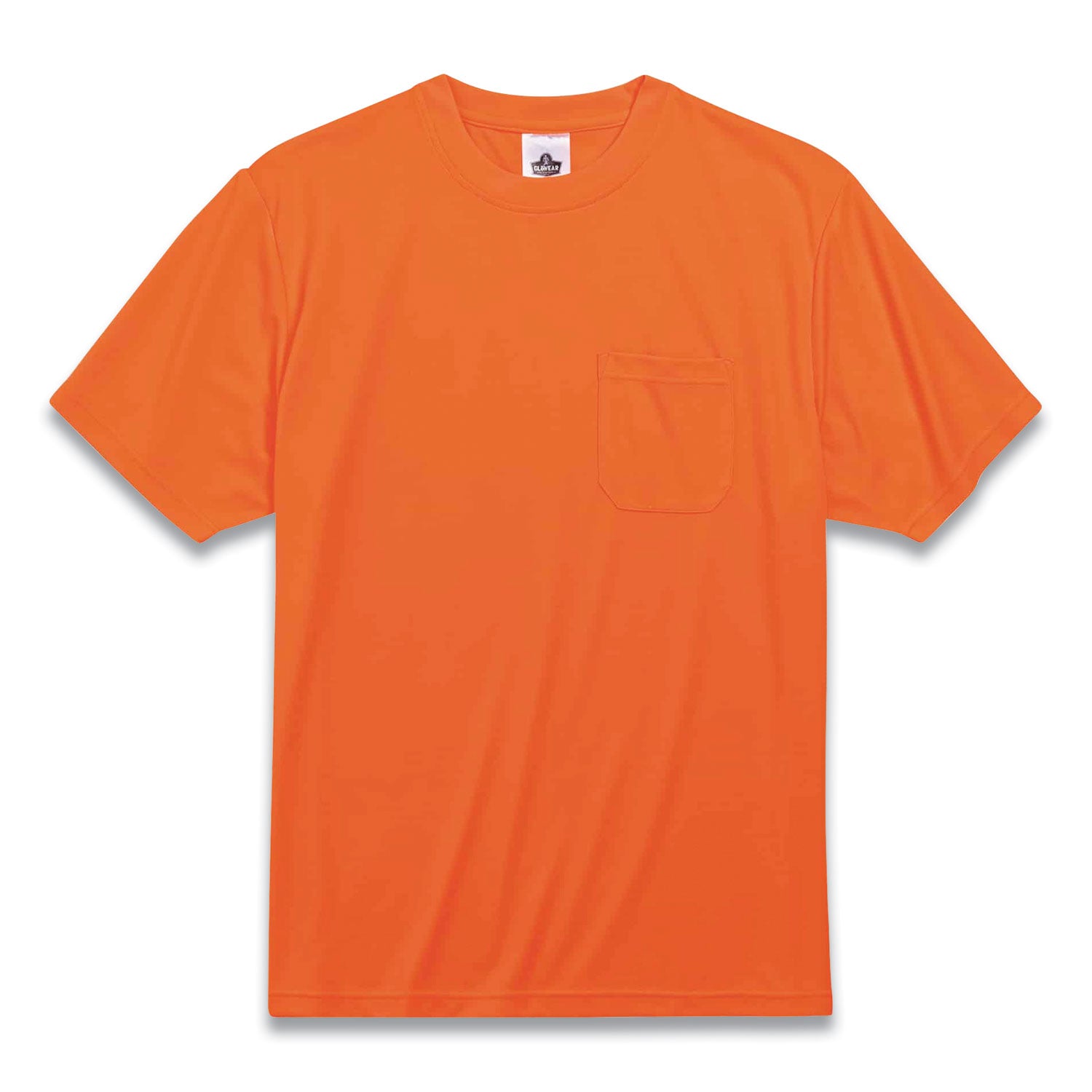 ergodyne® GloWear 8089 Non-Certified Hi-Vis T-Shirt, Polyester, X-Large, Orange