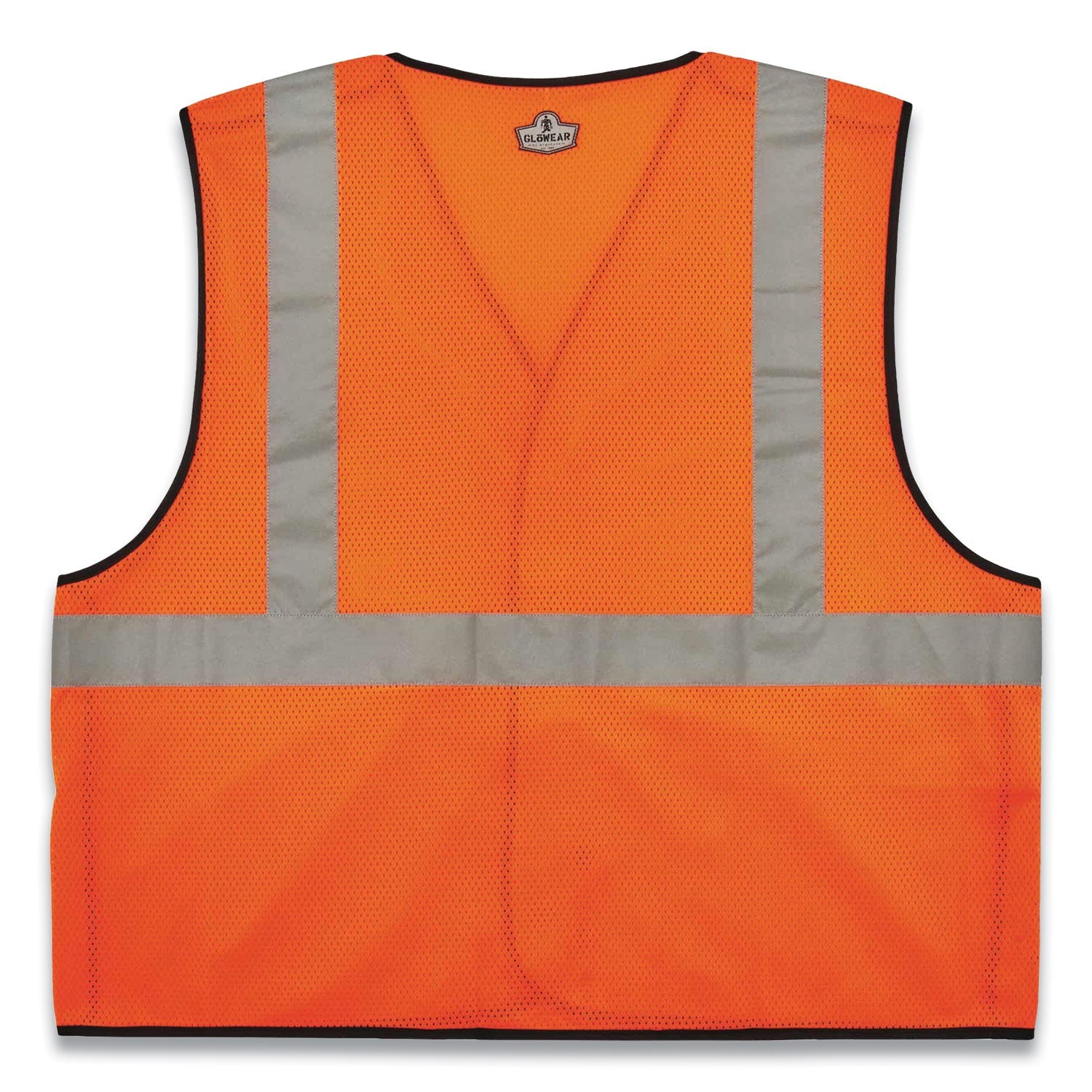 ergodyne® GloWear 8216BA Class 2 Breakaway Mesh ID Holder Vest, Polyester, Small/Medium, Orange