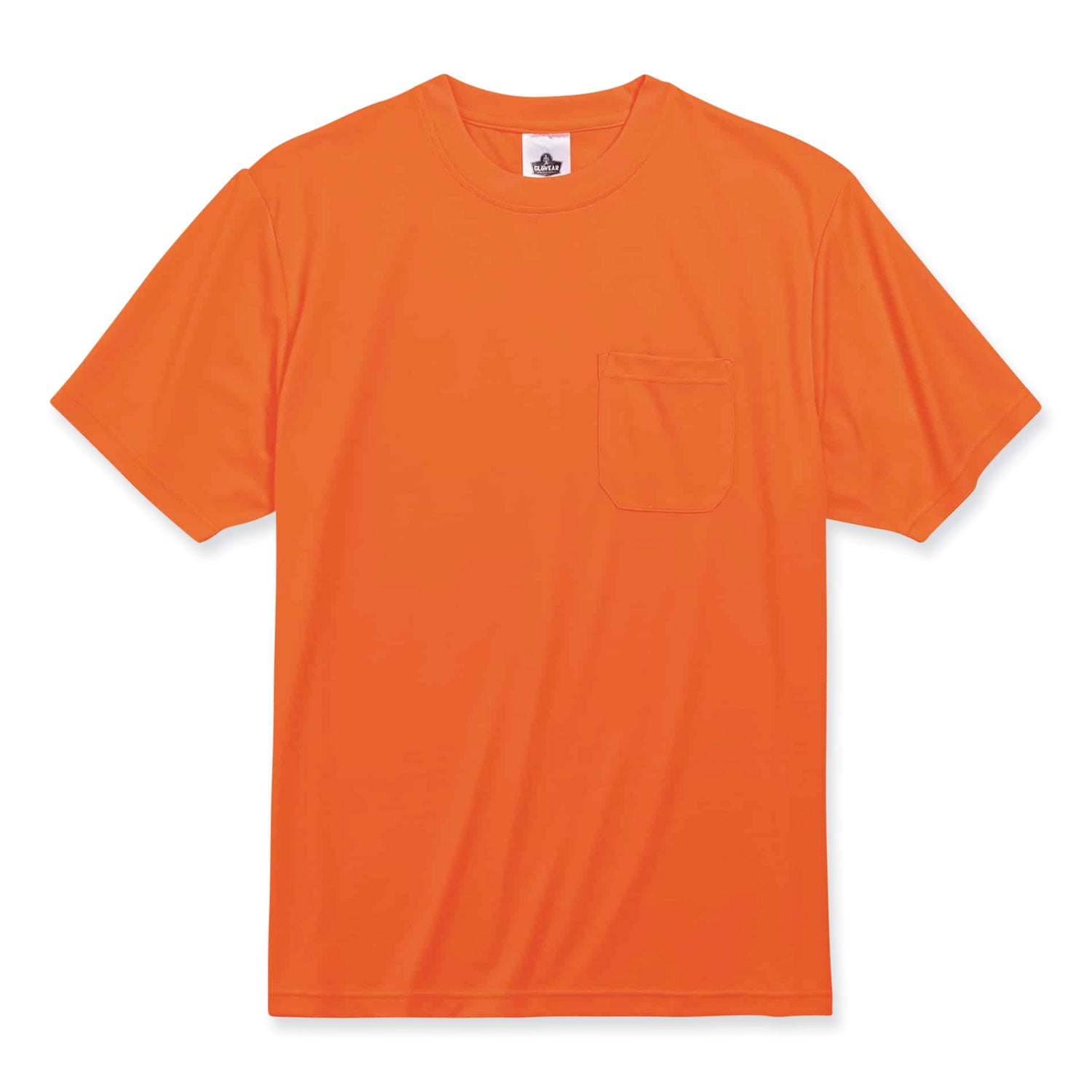 ergodyne® GloWear 8089 Non-Certified Hi-Vis T-Shirt, Polyester, 5X-Large, Orange