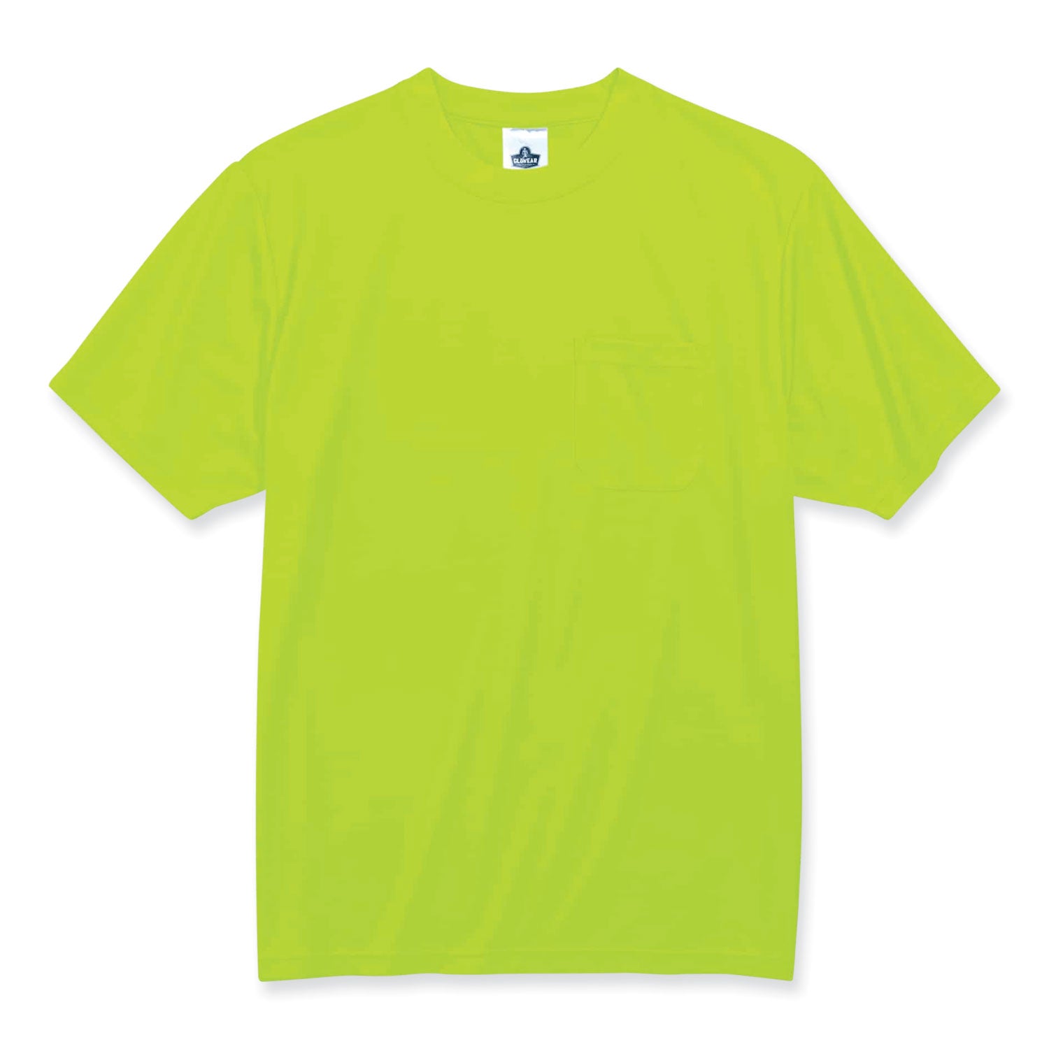 ergodyne® GloWear 8089 Non-Certified Hi-Vis T-Shirt, Polyester, 4X-Large, Lime