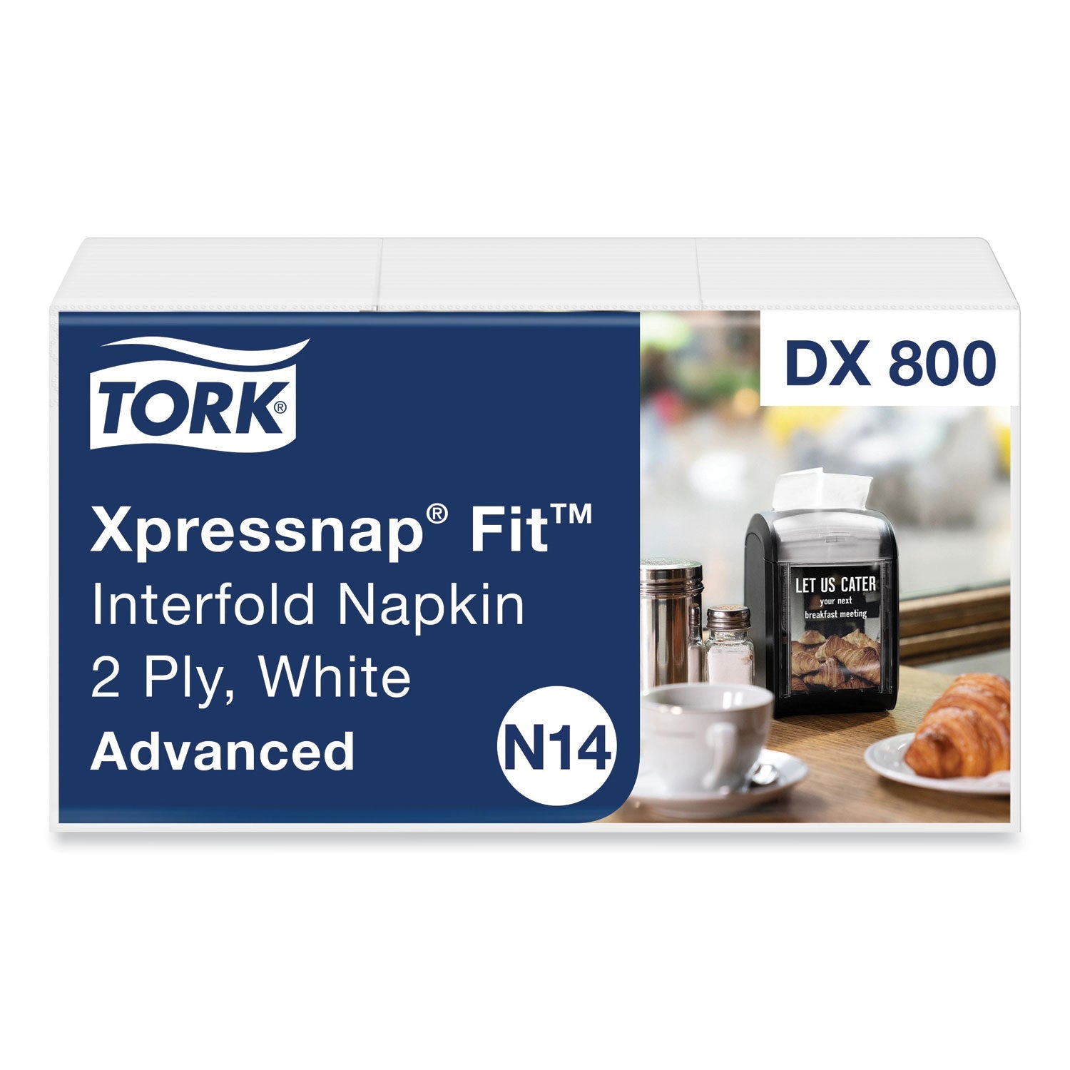 Tork® Xpressnap Fit Dispenser Napkins | 2-Ply